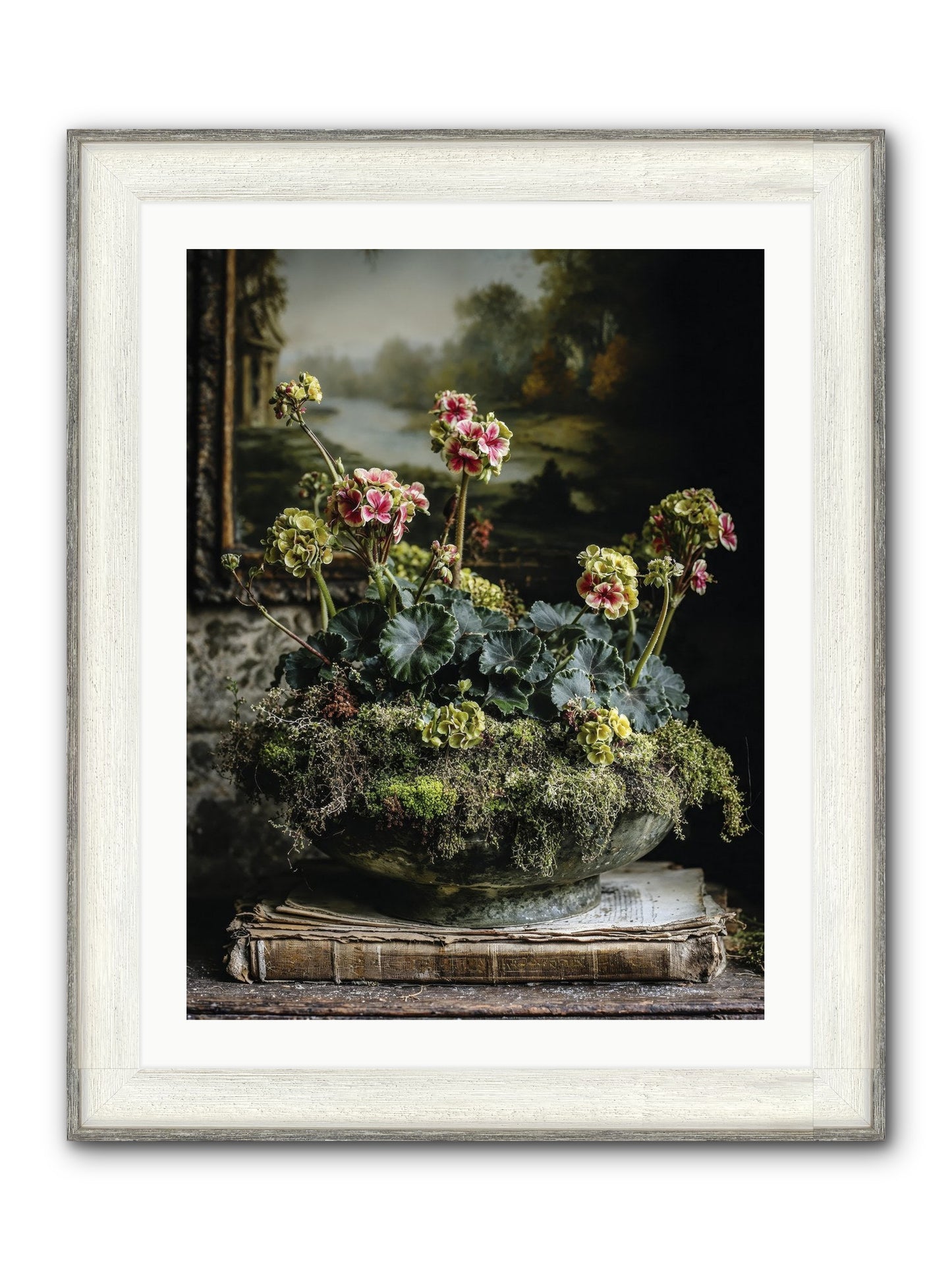 When Journey Rewrote Itself Framed Print - Driftwood White 24x32
