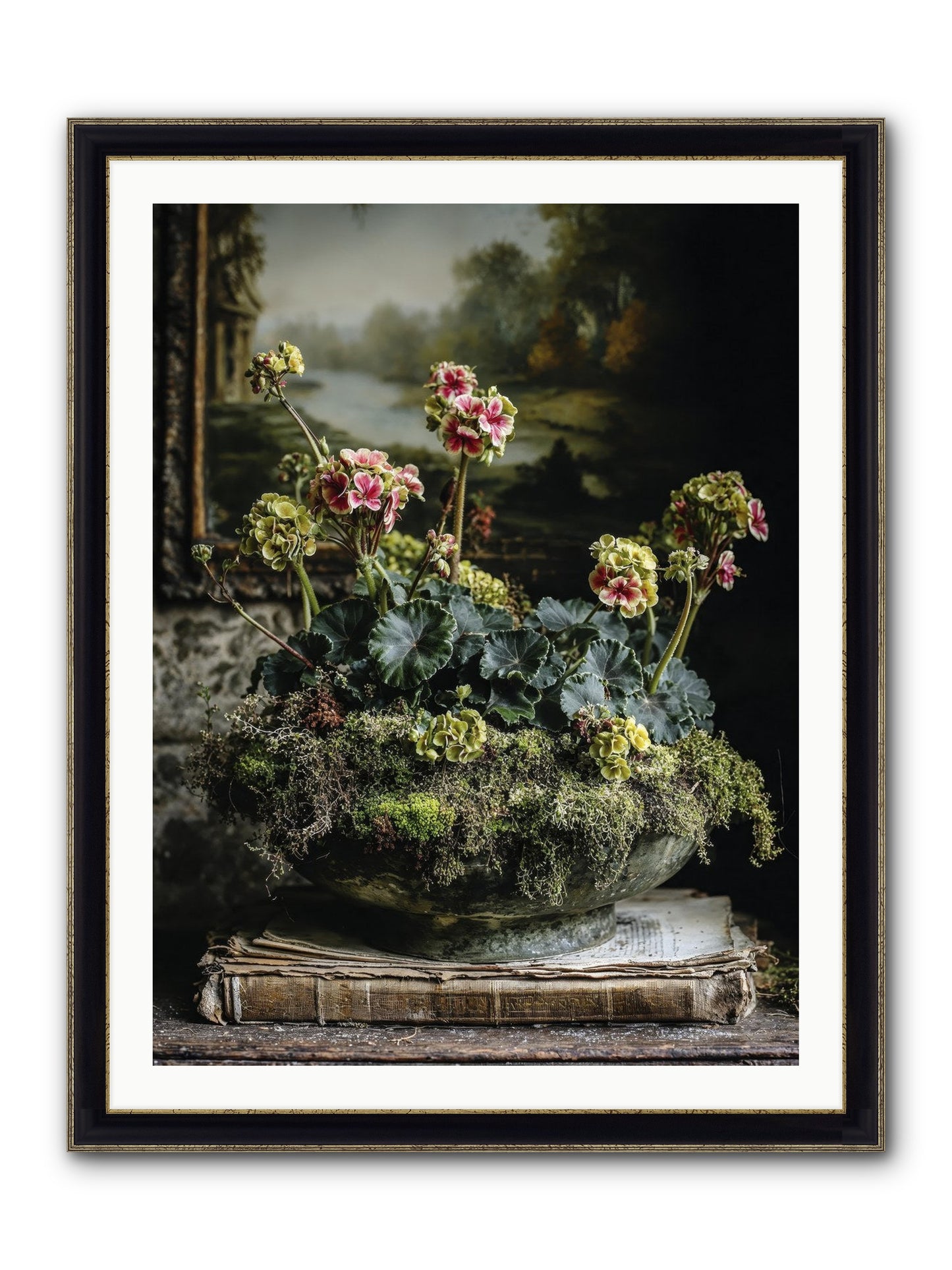 When Journey Rewrote Itself Framed Print - Black & Gold 30x40