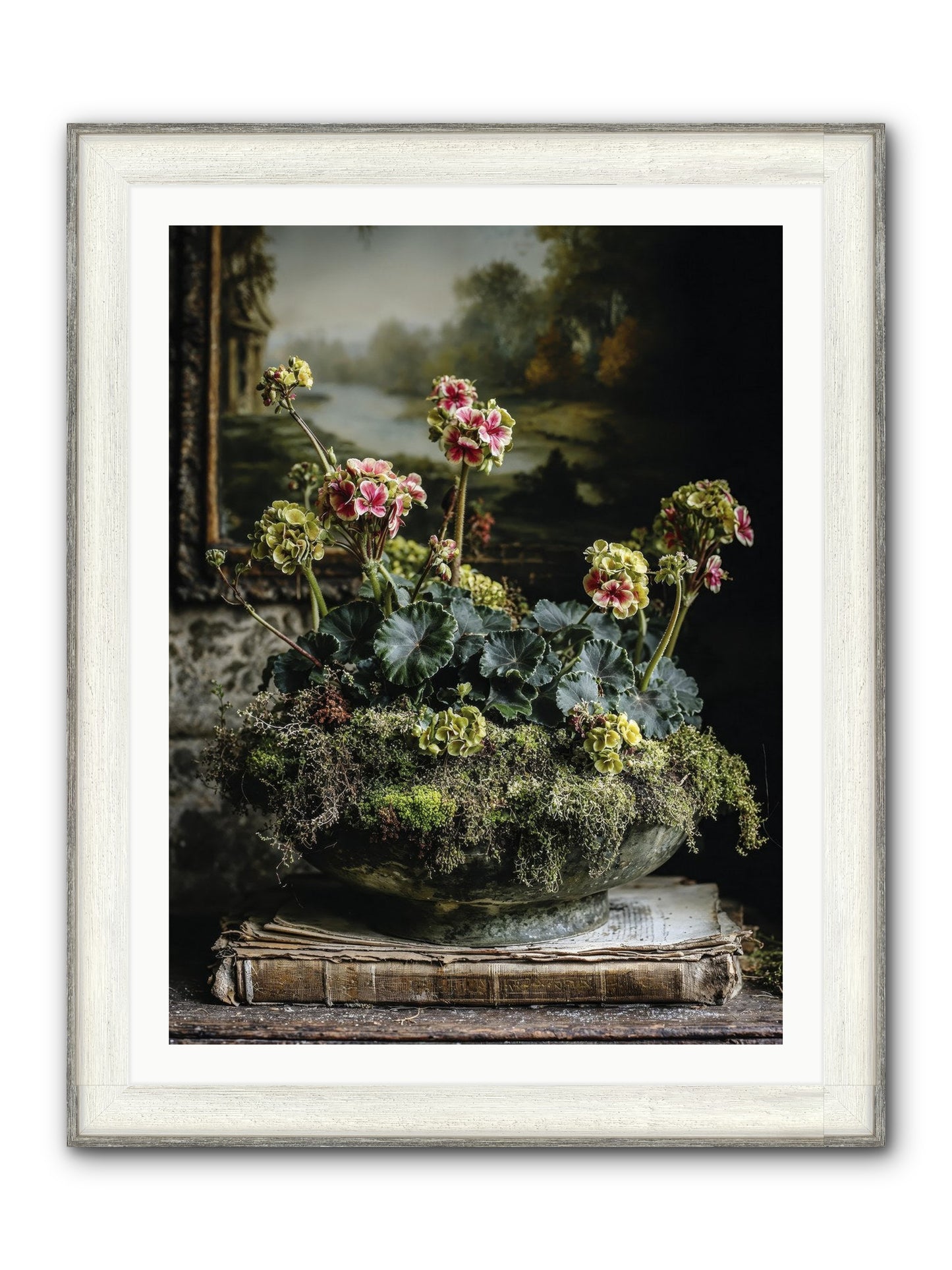 When Journey Rewrote Itself Framed Print - Driftwood White 30x40