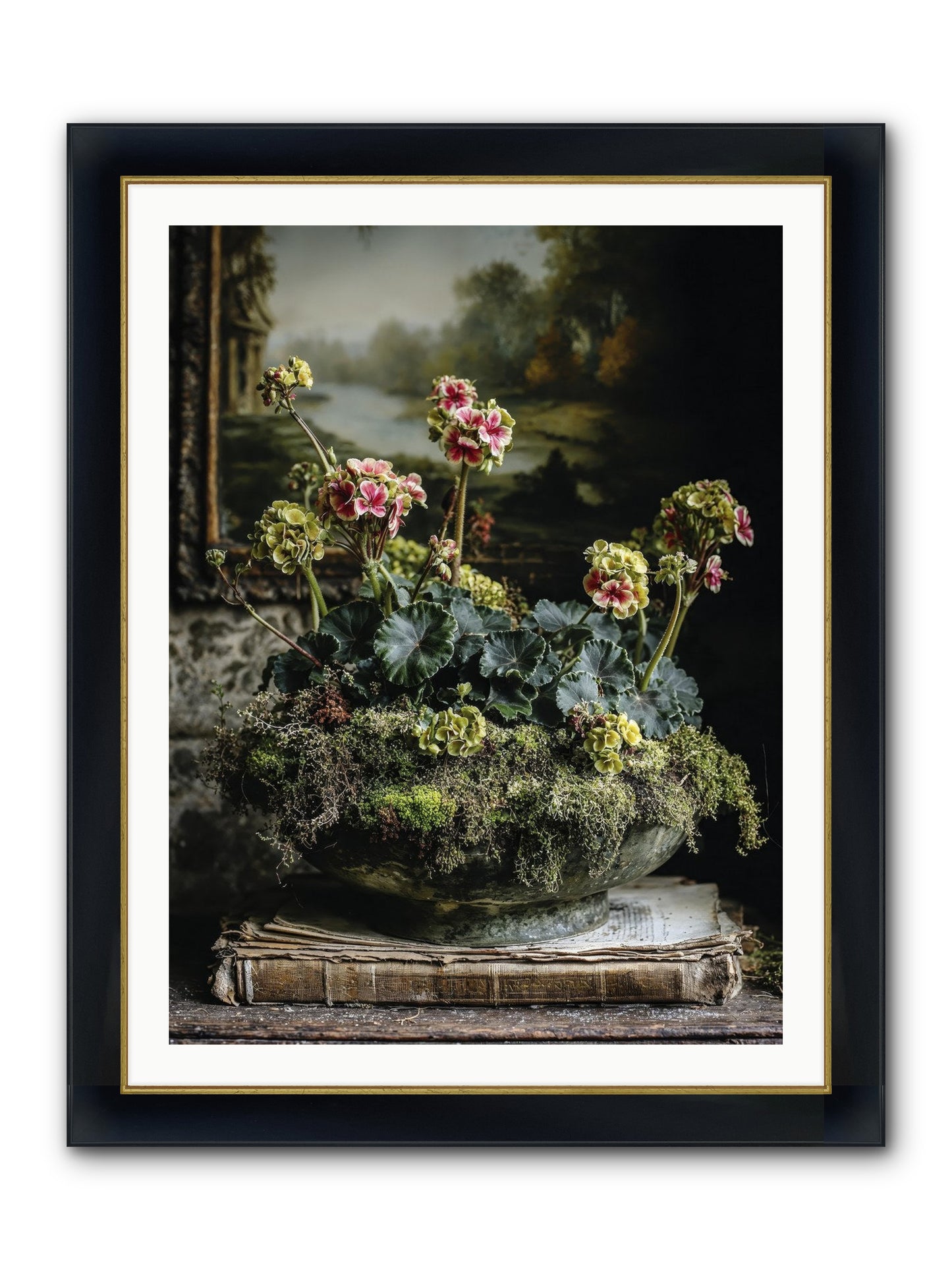 When Journey Rewrote Itself Framed Print - Wide Black w/Gold 30x40