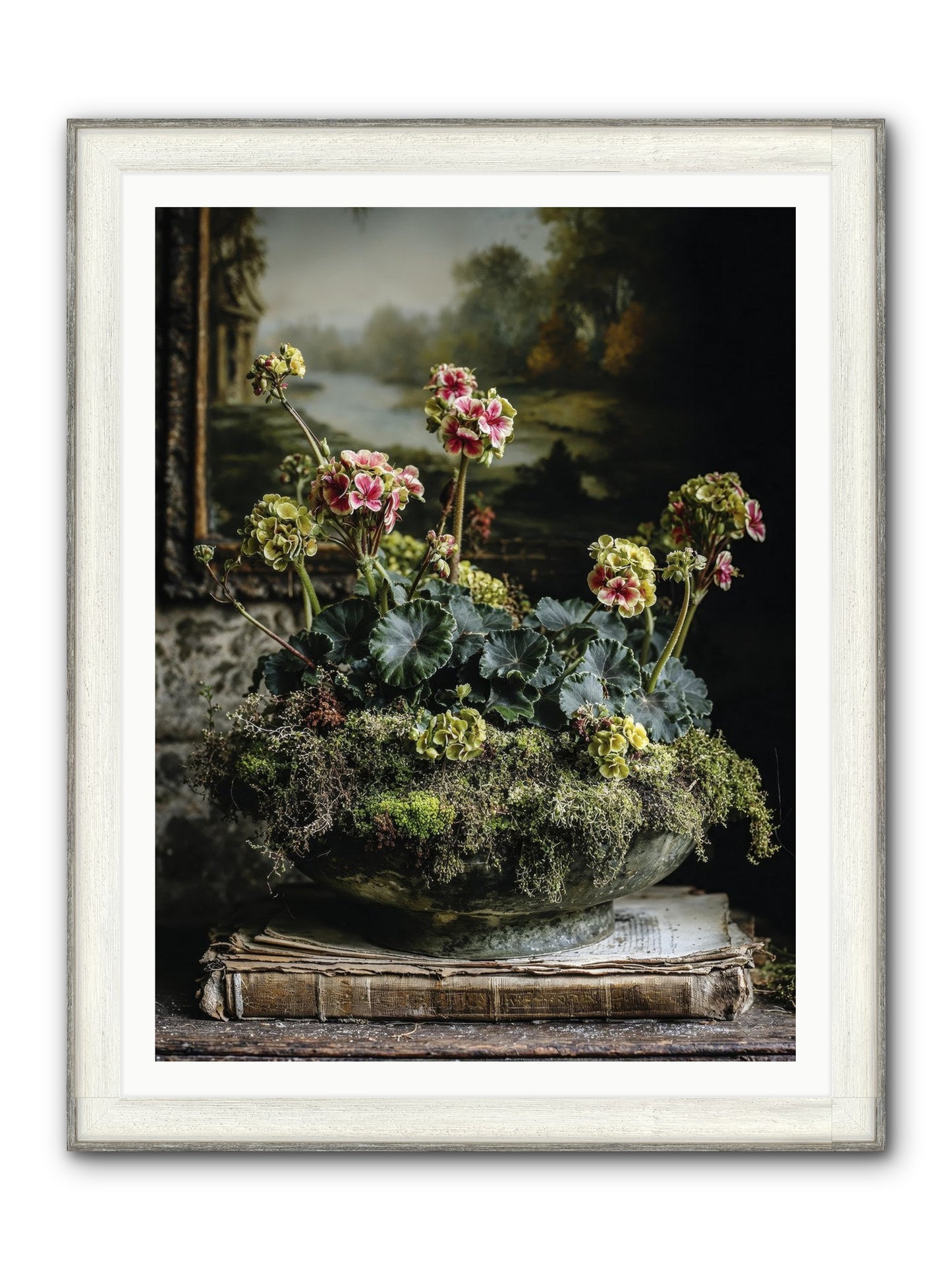 When Journey Rewrote Itself Framed Print - Driftwood White 36x48