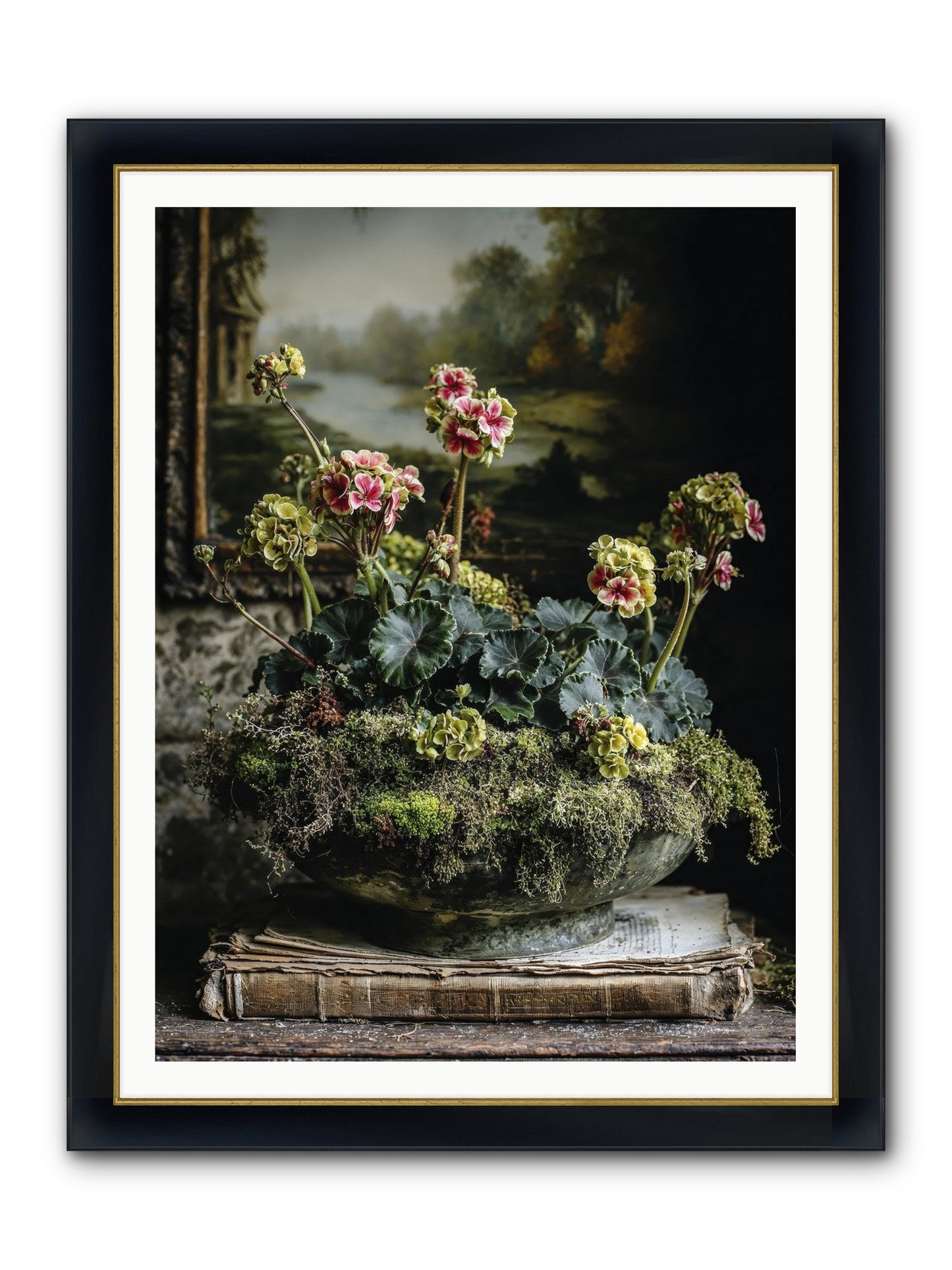 When Journey Rewrote Itself Framed Print - Wide Black w/Gold 36x48
