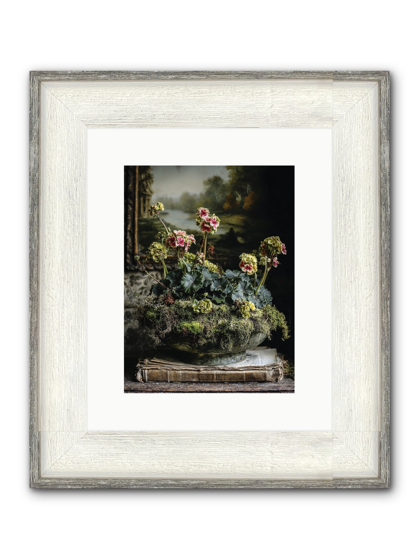 When Journey Rewrote Itself Framed Print - Driftwood White 9x12