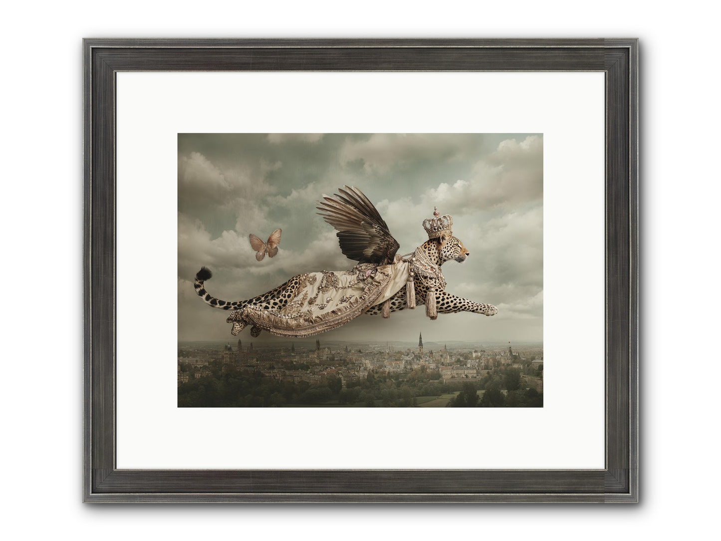 When Lilacs Remembered Framed Print - Slimwoods Black/Silver 12x9