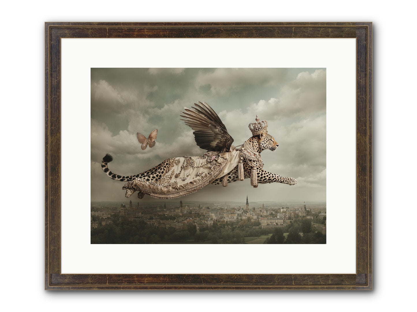When Lilacs Remembered Framed Print - Slimwoods Black/Gold 16x12