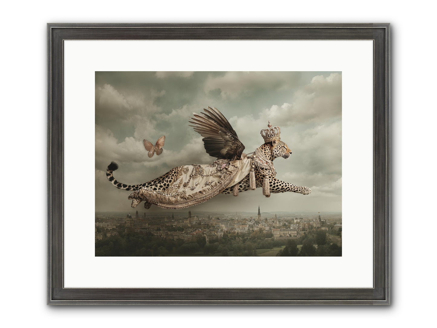 When Lilacs Remembered Framed Print - Slimwoods Black/Silver 16x12