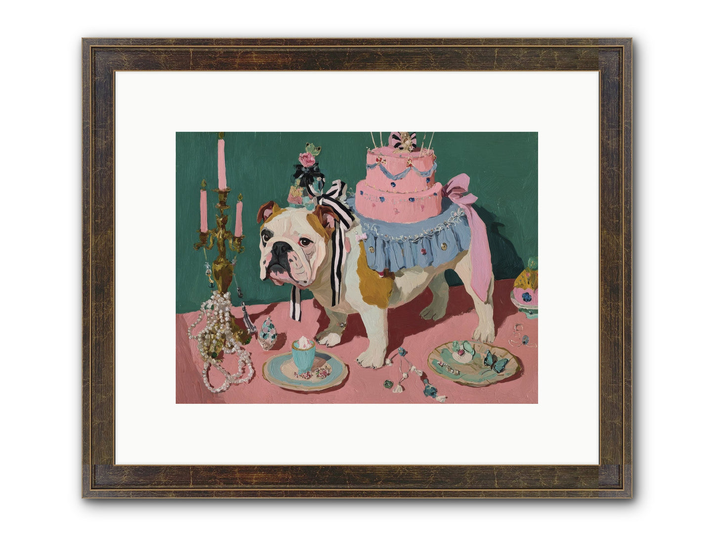 When Magic Stopped By Framed Print - Slimwoods Black/Gold 12x9
