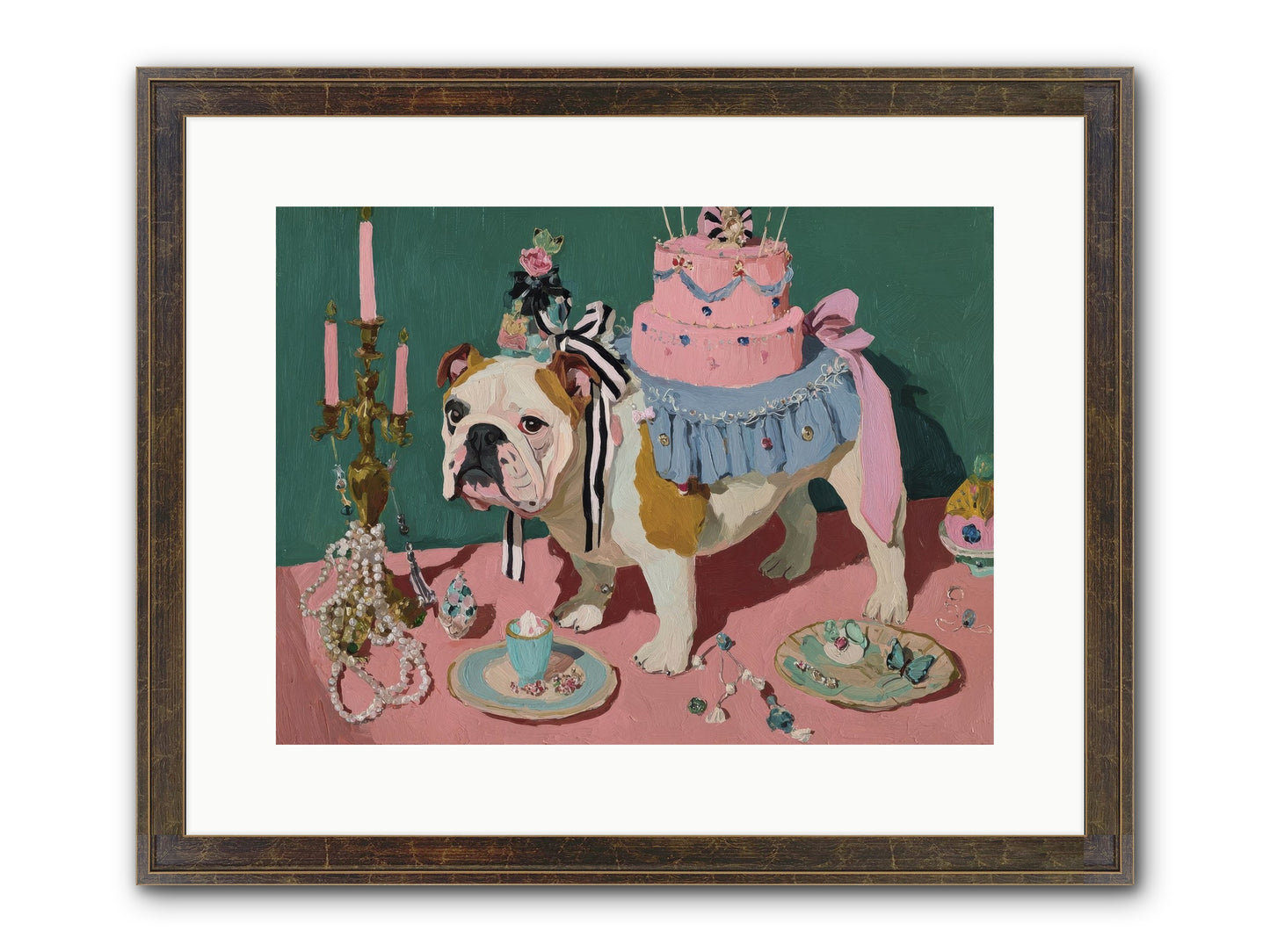 When Magic Stopped By Framed Print - Slimwoods Black/Gold 16x12