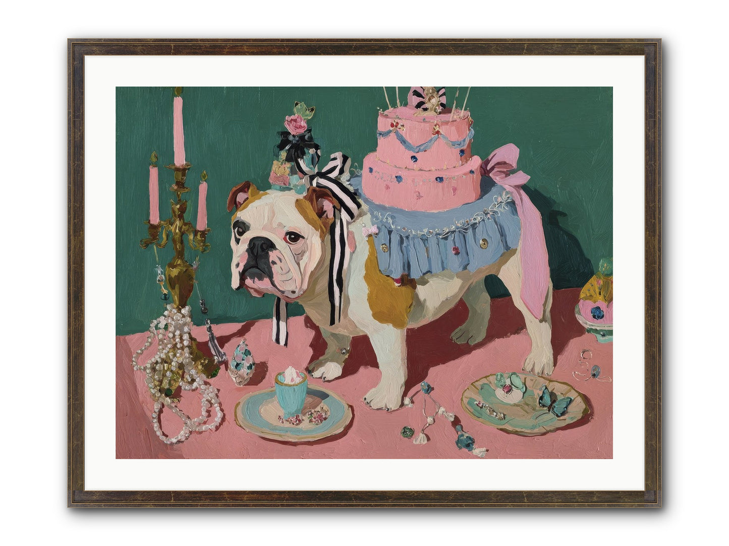 When Magic Stopped By Framed Print - Slimwoods Black/Gold 32x24