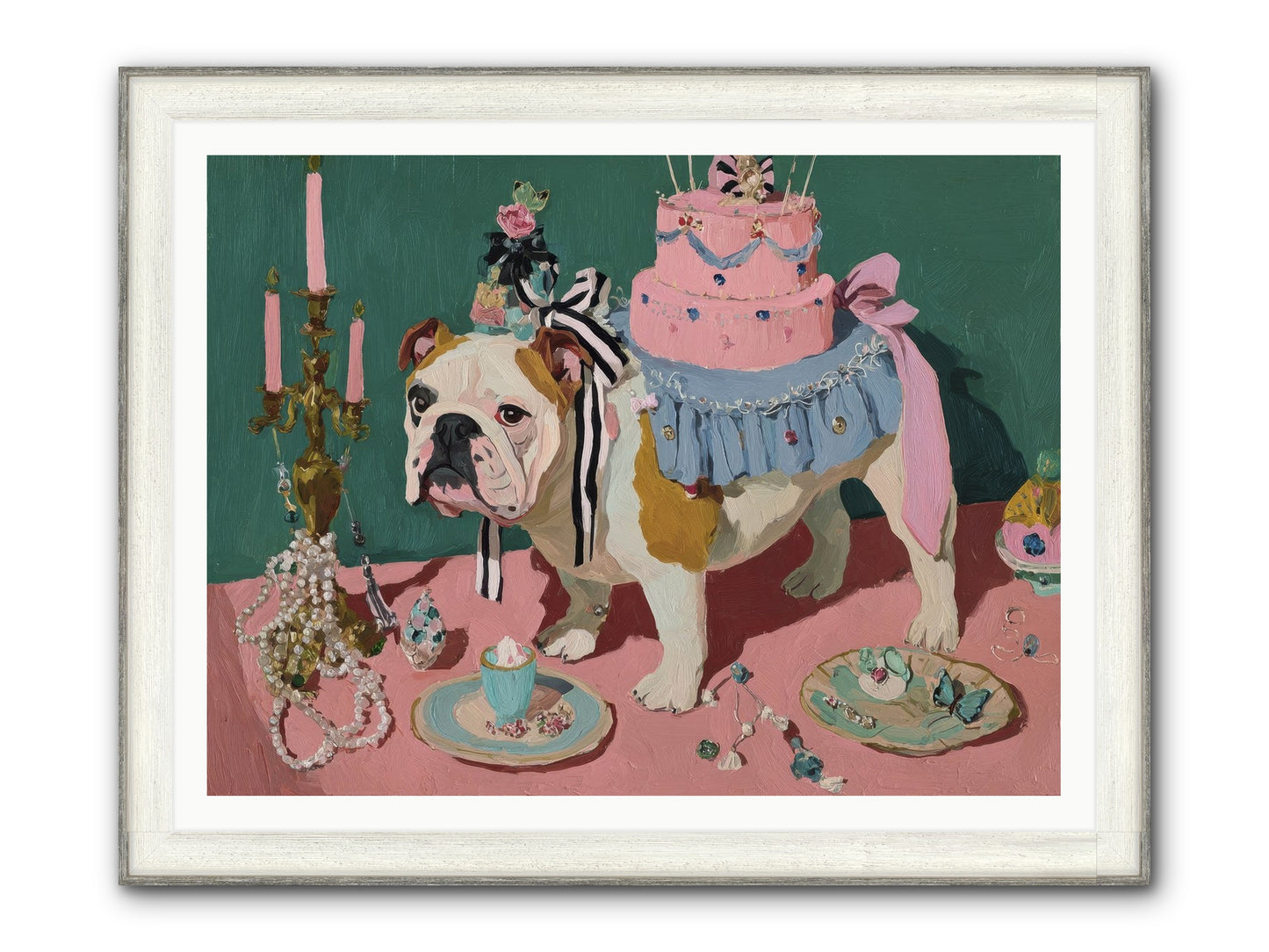 When Magic Stopped By Framed Print - Driftwood White 48x36