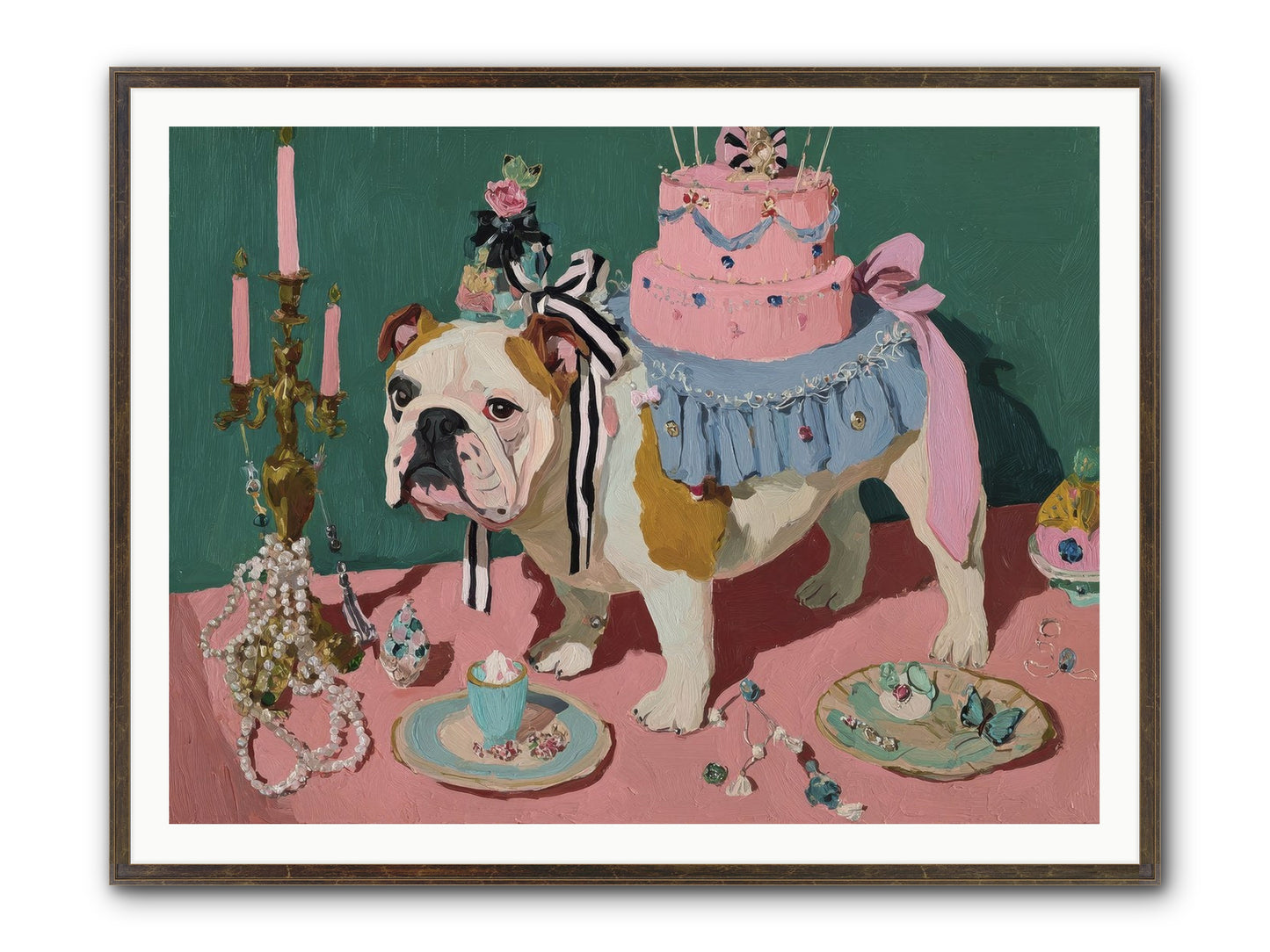 When Magic Stopped By Framed Print - Slimwoods Black/Gold 48x36