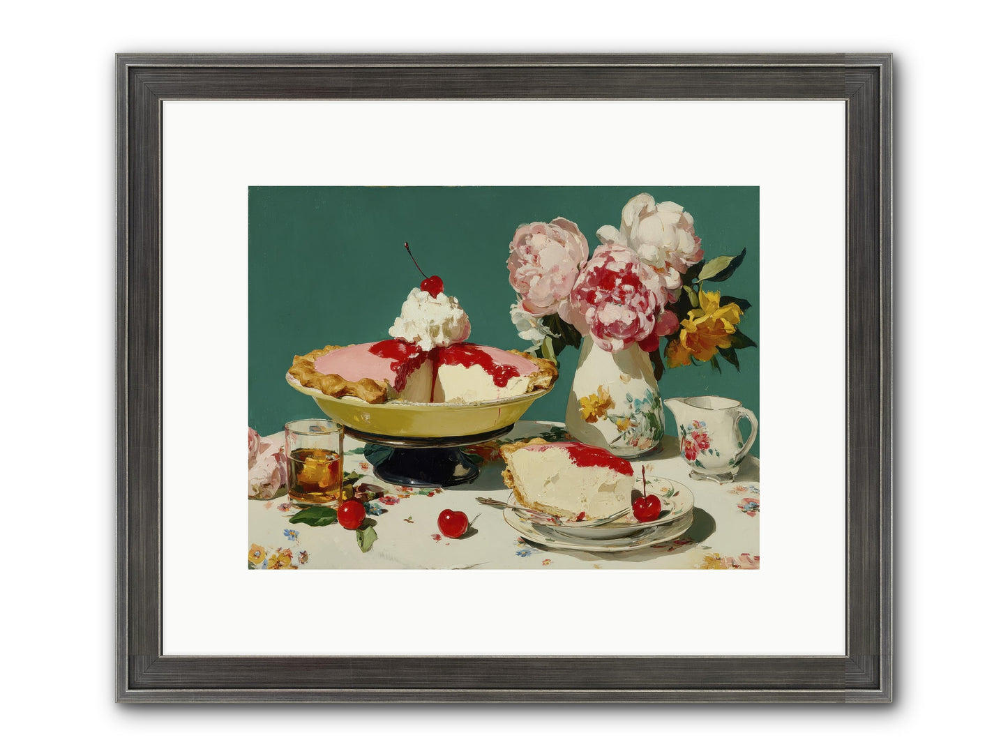 When Pie Was Paradise Framed Print - Slimwoods Black/Silver 12x9