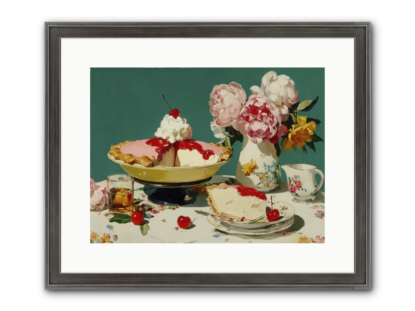 When Pie Was Paradise Framed Print - Slimwoods Black/Silver 16x12