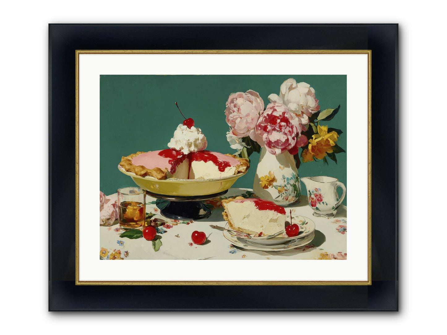 When Pie Was Paradise Framed Print - Wide Black w/Gold 24x18