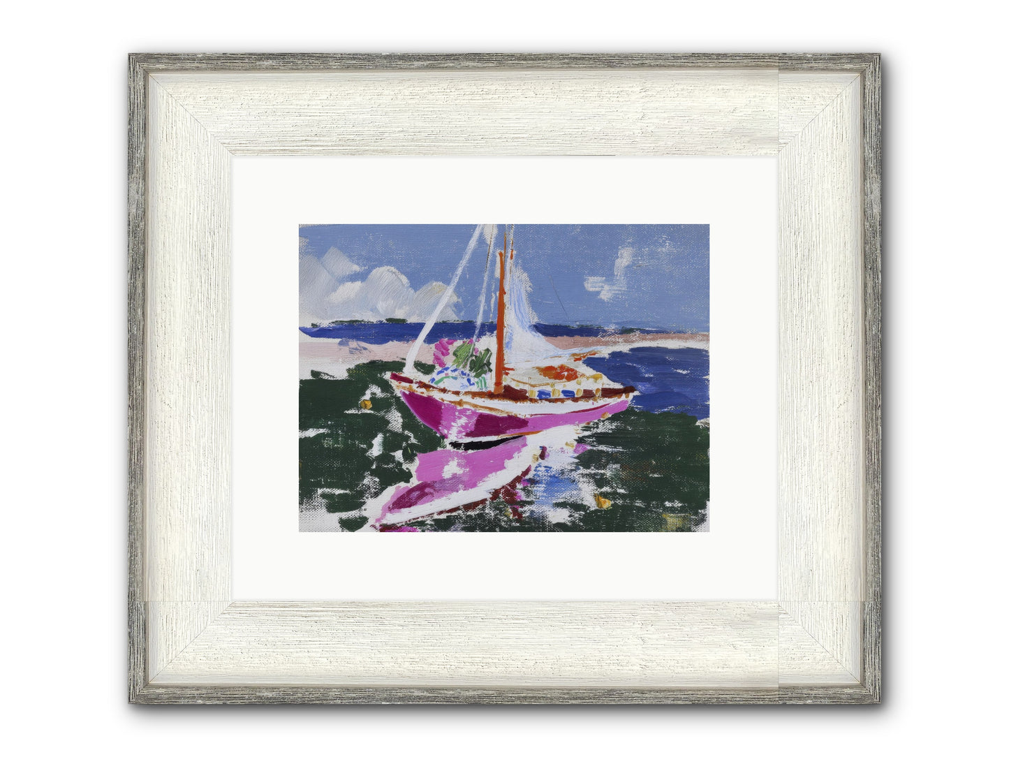 When Pride Was All We Had Framed Print - Driftwood White 12x9