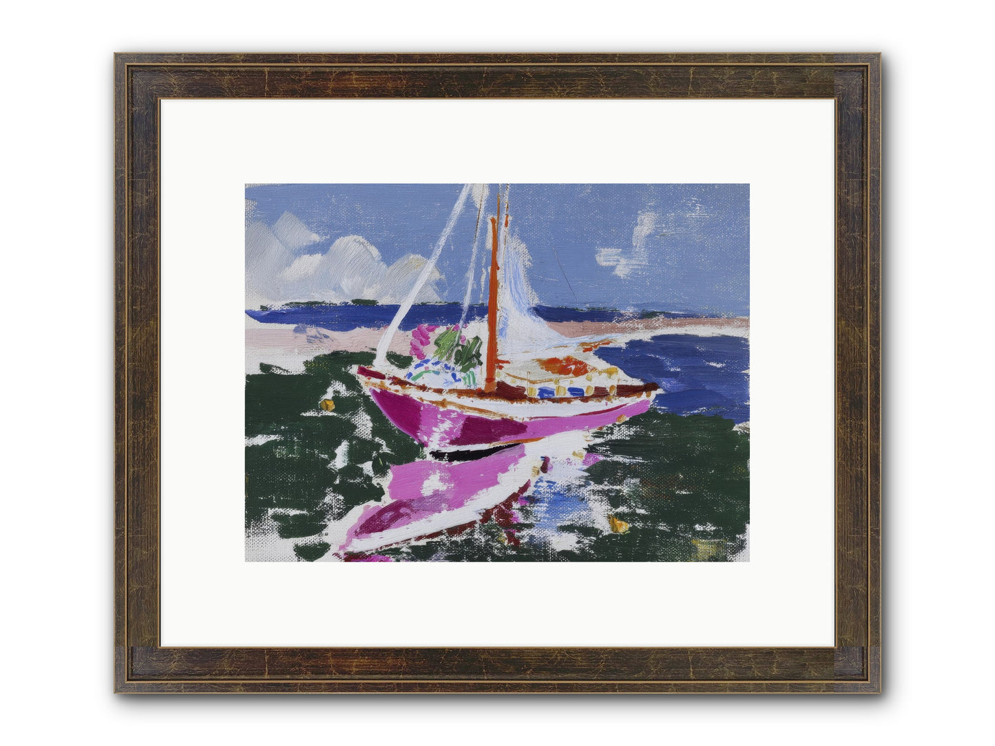 When Pride Was All We Had Framed Print - Slimwoods Black/Gold 12x9
