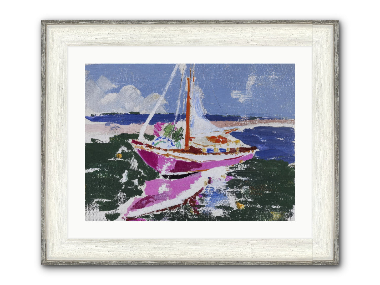 When Pride Was All We Had Framed Print - Driftwood White 24x18