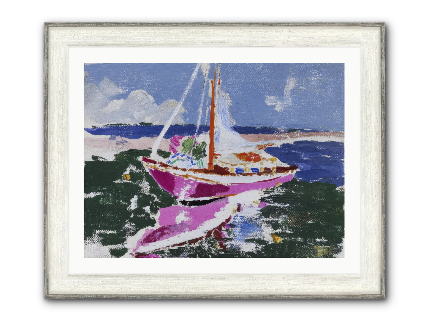 When Pride Was All We Had Framed Print - Driftwood White 32x24