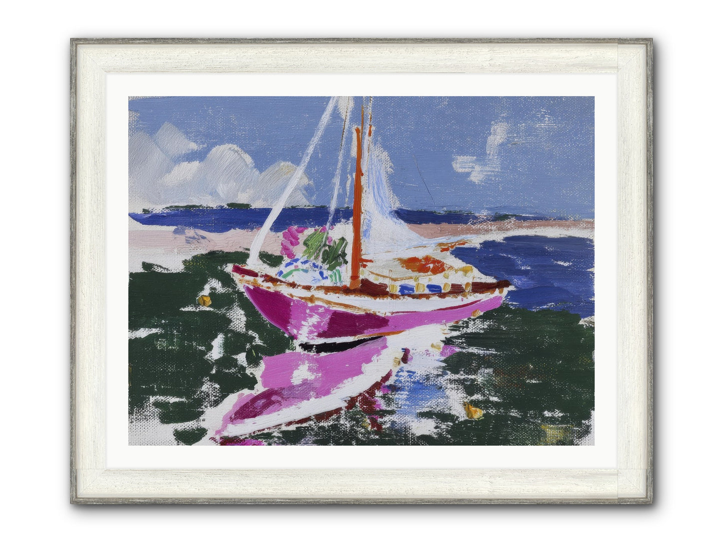 When Pride Was All We Had Framed Print - Driftwood White 40x30