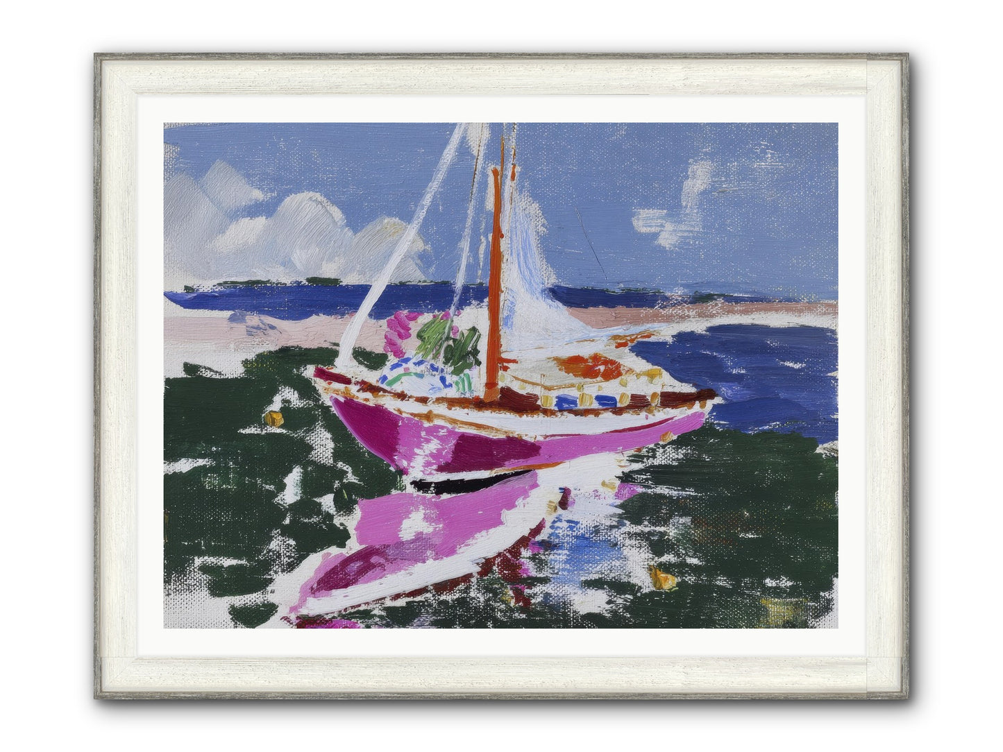 When Pride Was All We Had Framed Print - Driftwood White 48x36