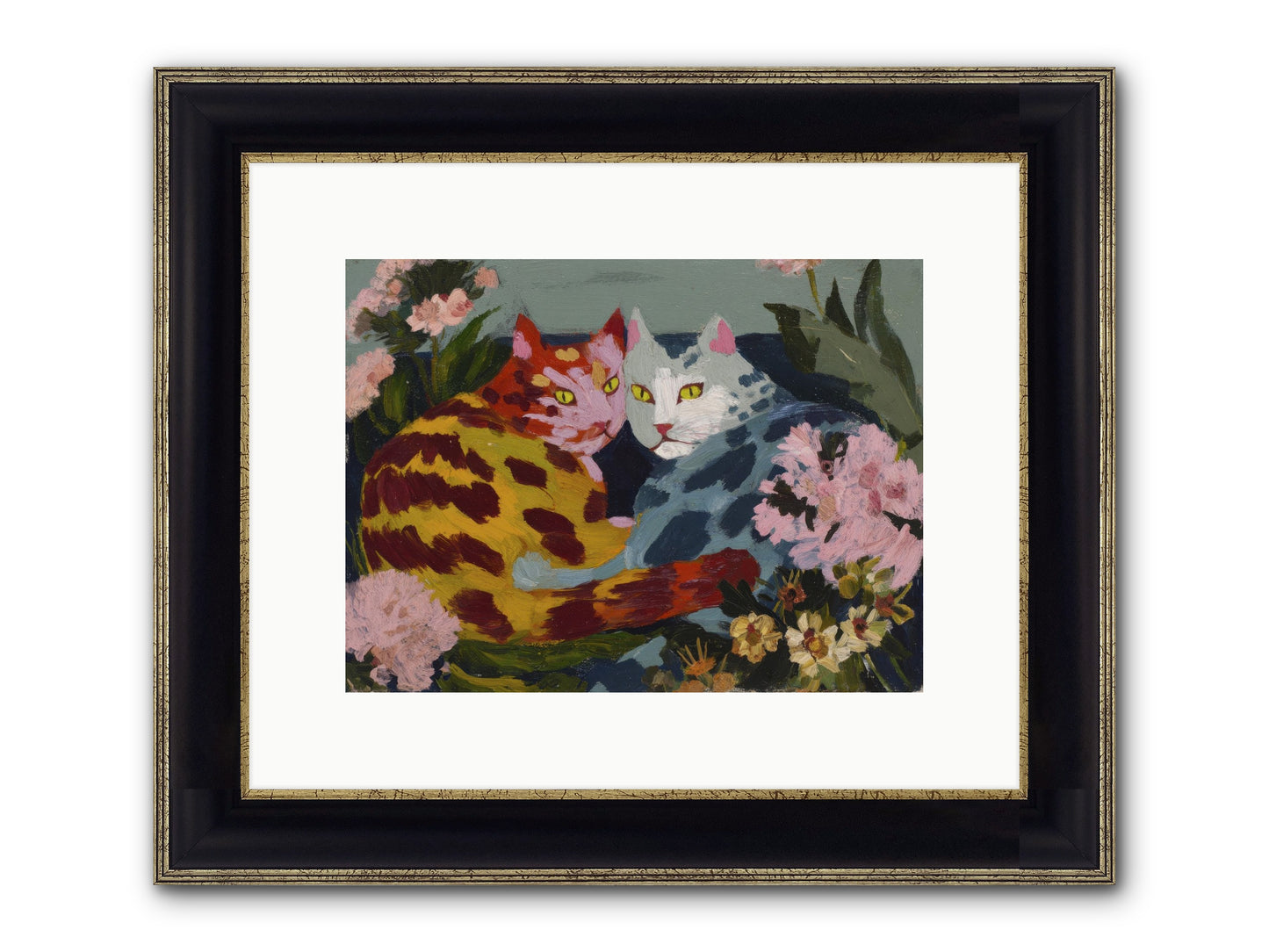 When September Lingered Framed Print - Black & Gold 12x9
