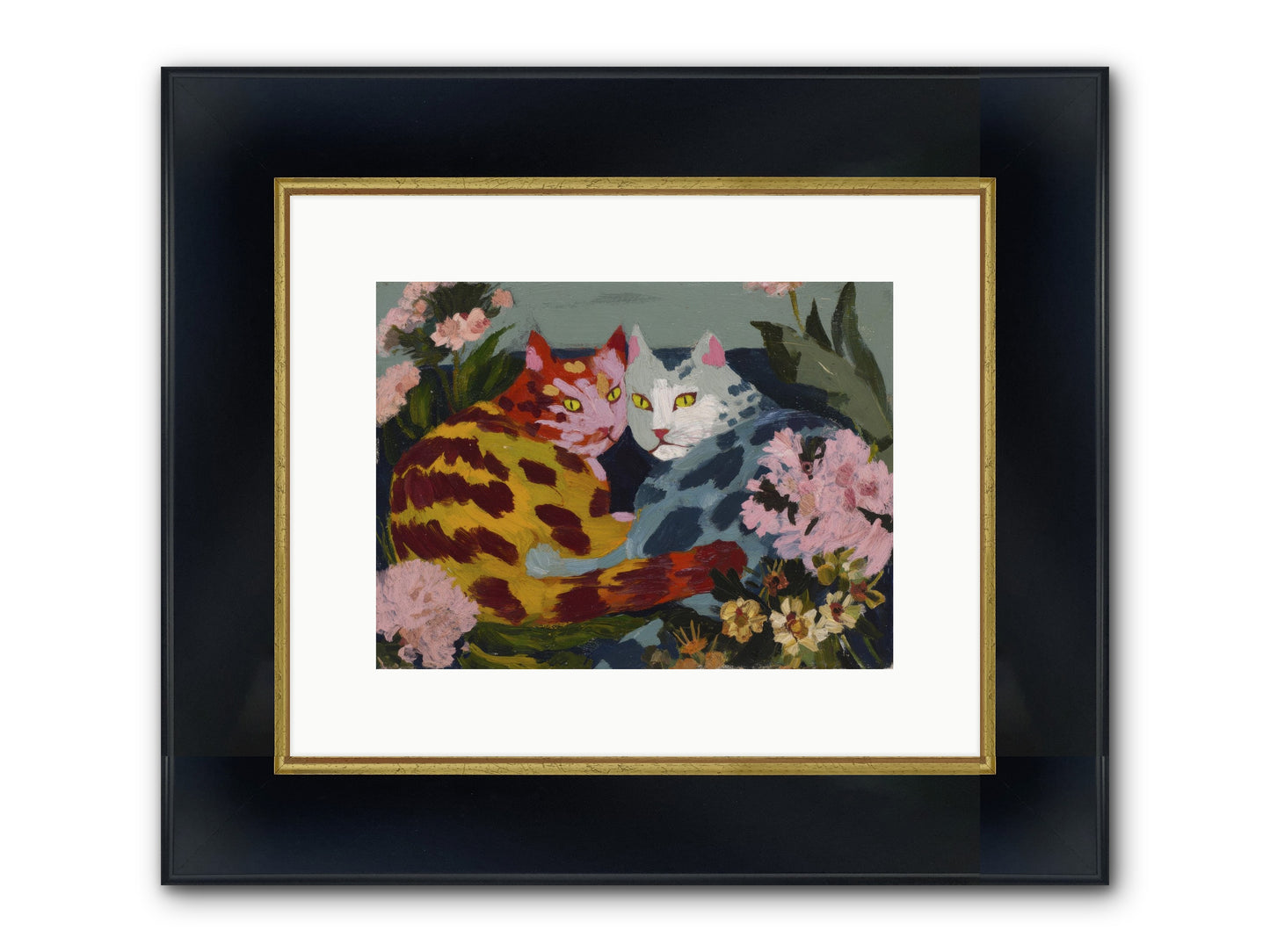 When September Lingered Framed Print - Wide Black w/Gold 12x9