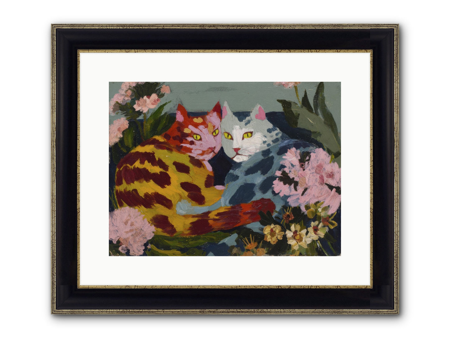 When September Lingered Framed Print - Black & Gold 16x12