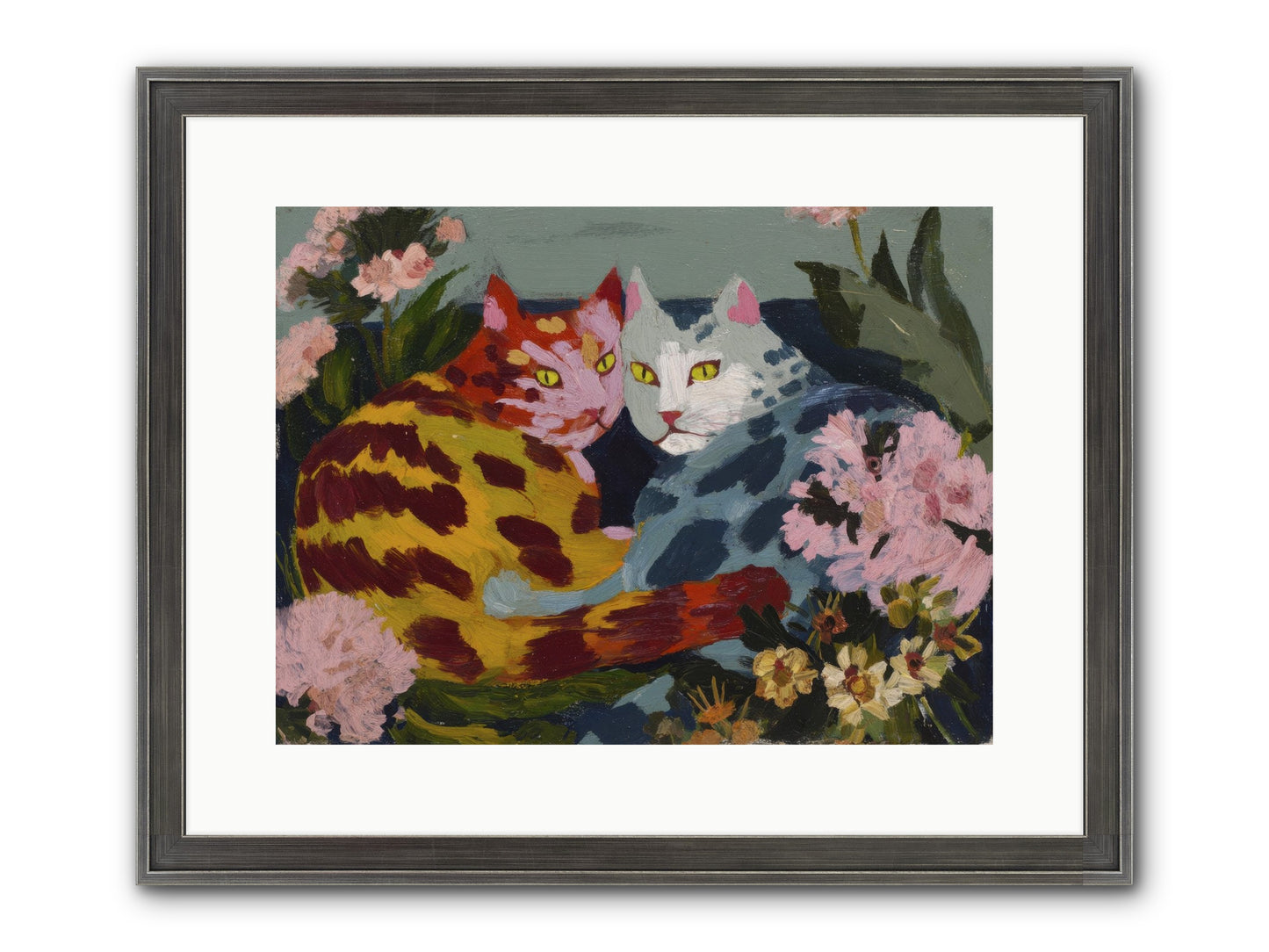 When September Lingered Framed Print - Slimwoods Black/Silver 16x12