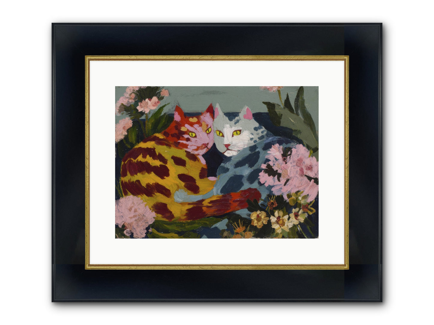 When September Lingered Framed Print - Wide Black w/Gold 16x12