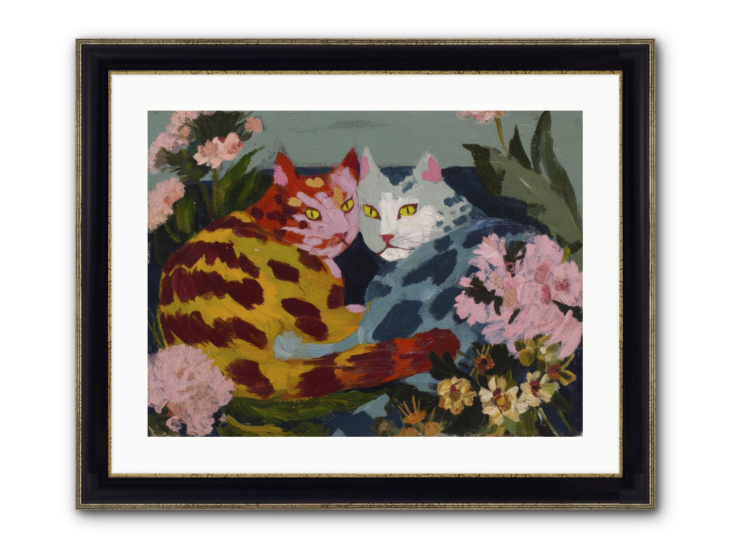 When September Lingered Framed Print - Black & Gold 24x18