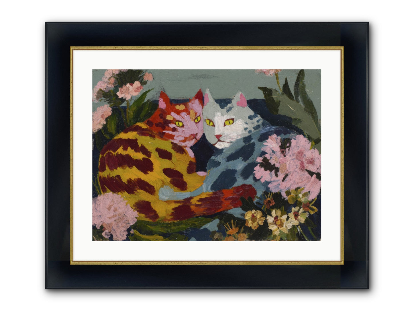 When September Lingered Framed Print - Wide Black w/Gold 24x18