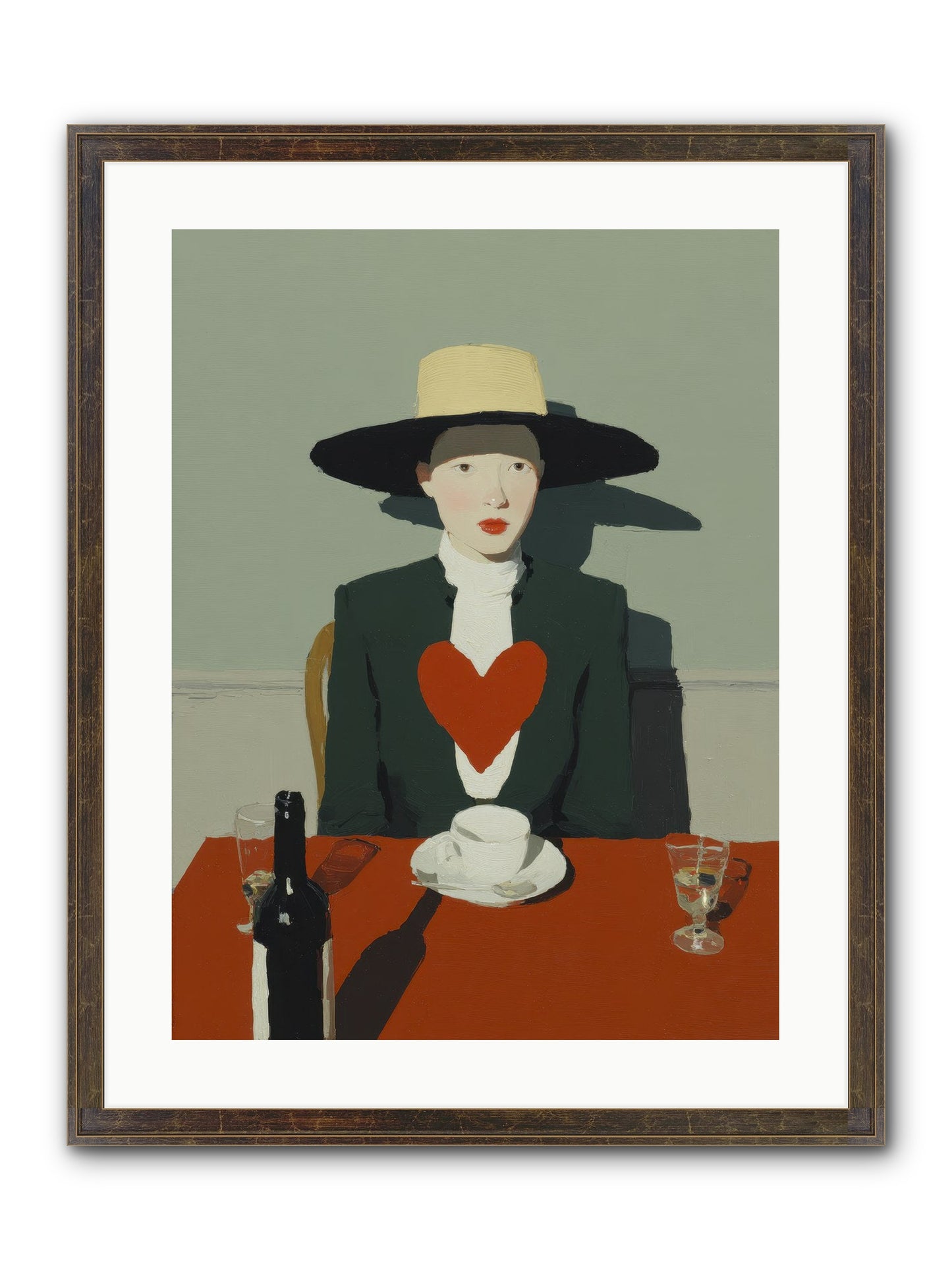 When Souls Find Their Match Framed Print - Slimwoods Black/Gold 18x24