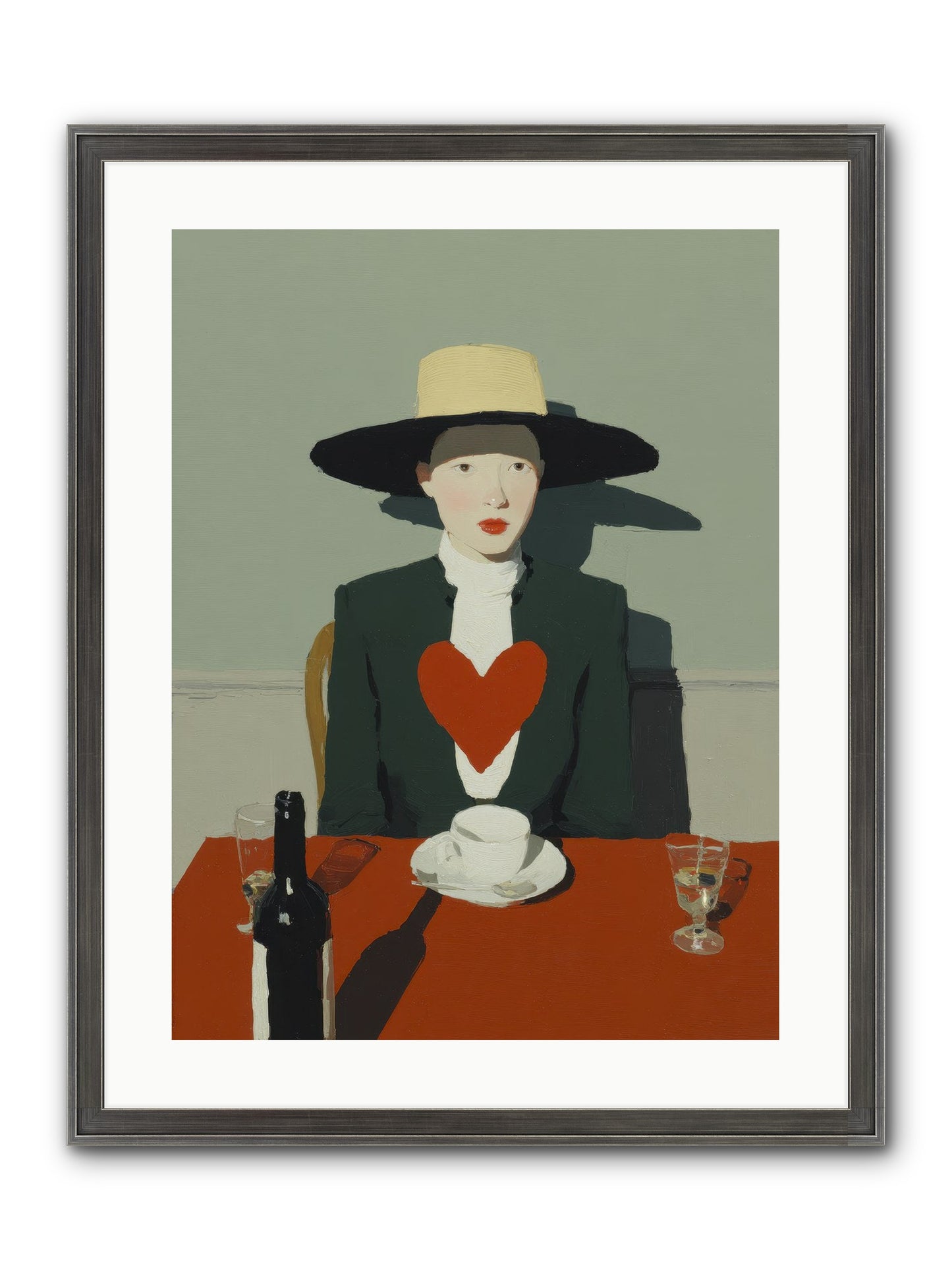 When Souls Find Their Match Framed Print - Slimwoods Black/Silver 18x24