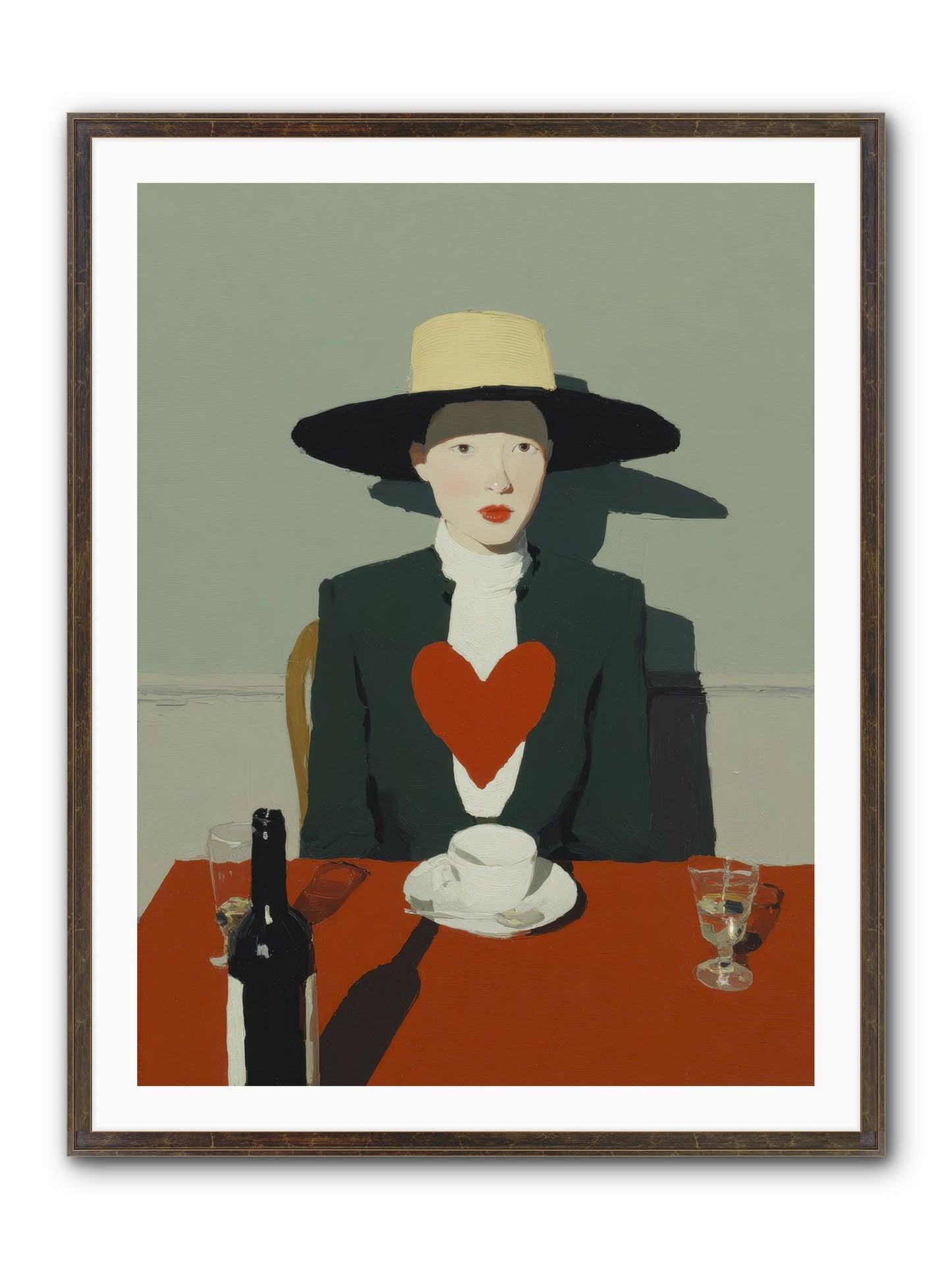 When Souls Find Their Match Framed Print - Slimwoods Black/Gold 30x40