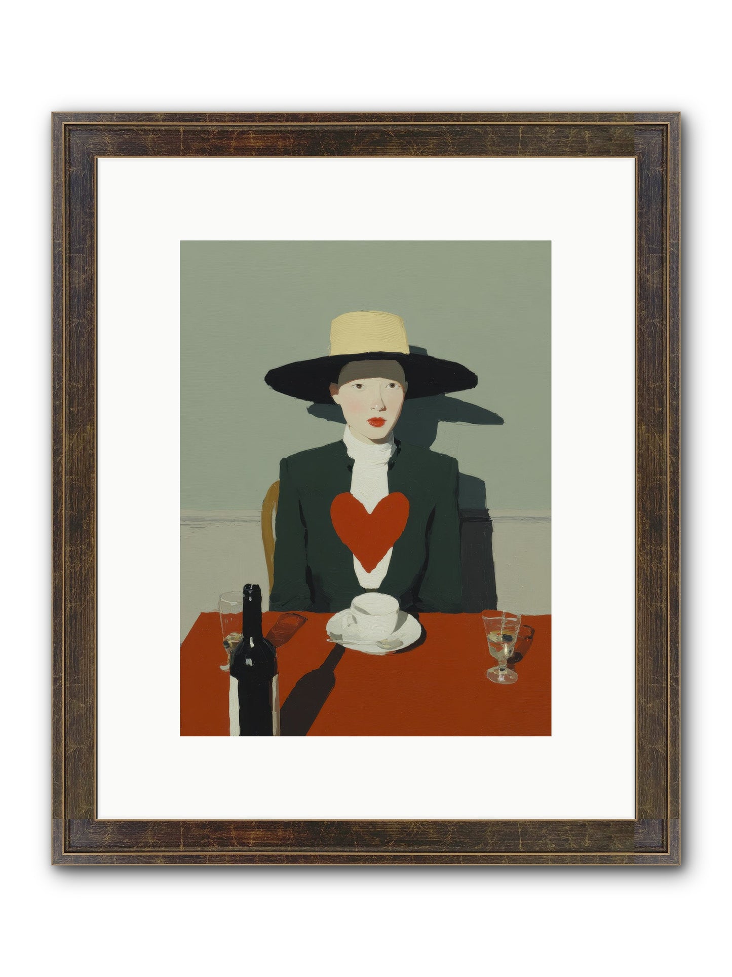 When Souls Find Their Match Framed Print - Slimwoods Black/Gold 9x12