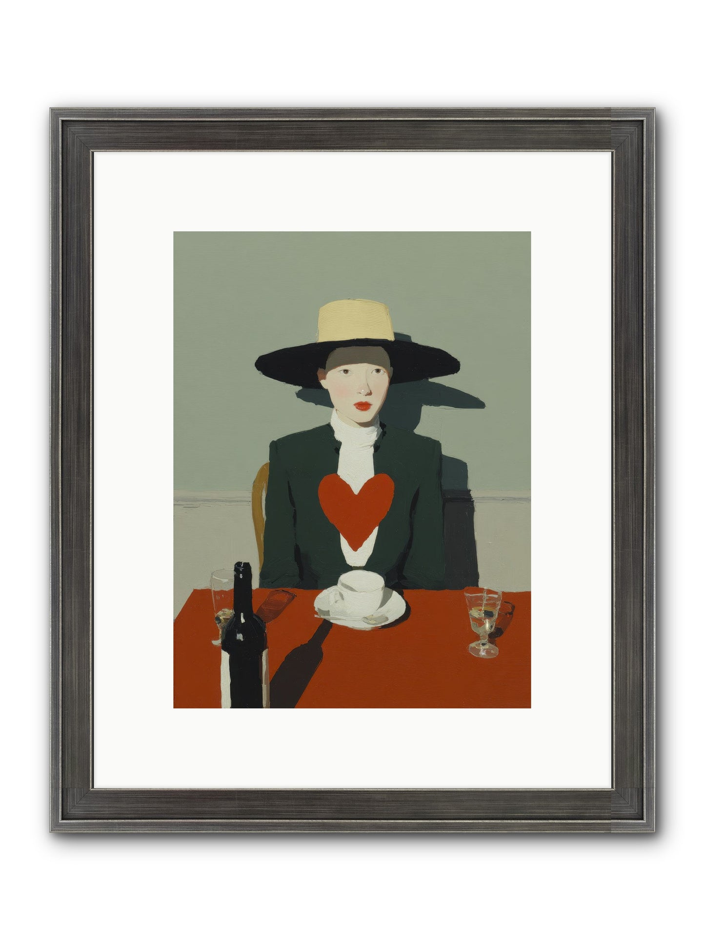 When Souls Find Their Match Framed Print - Slimwoods Black/Silver 9x12