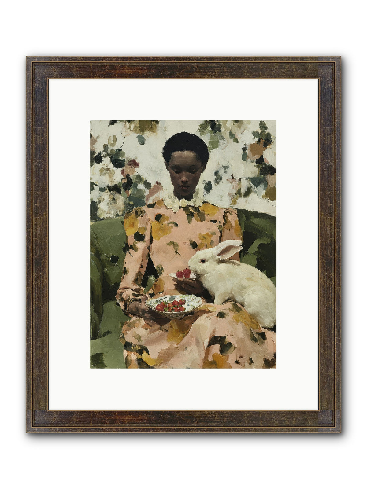 When Spring Wore Velvet Framed Print - Slimwoods Black/Gold 9x12