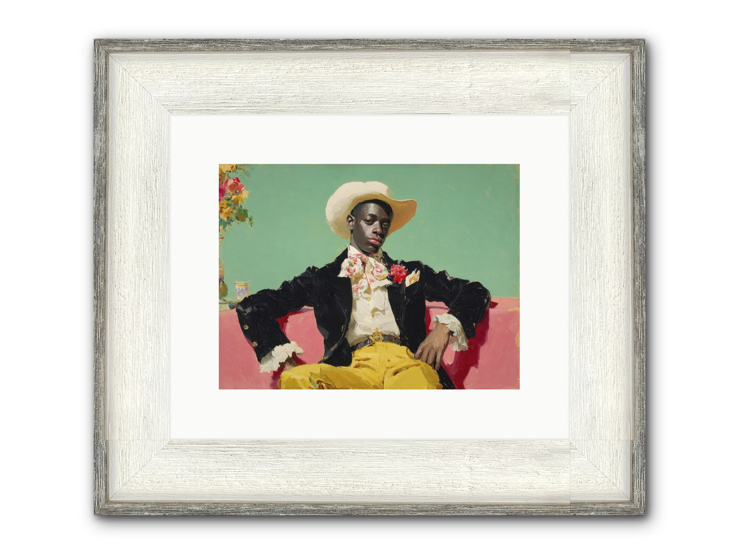 When Sweetness Was Philosophy Framed Print - Driftwood White 12x9