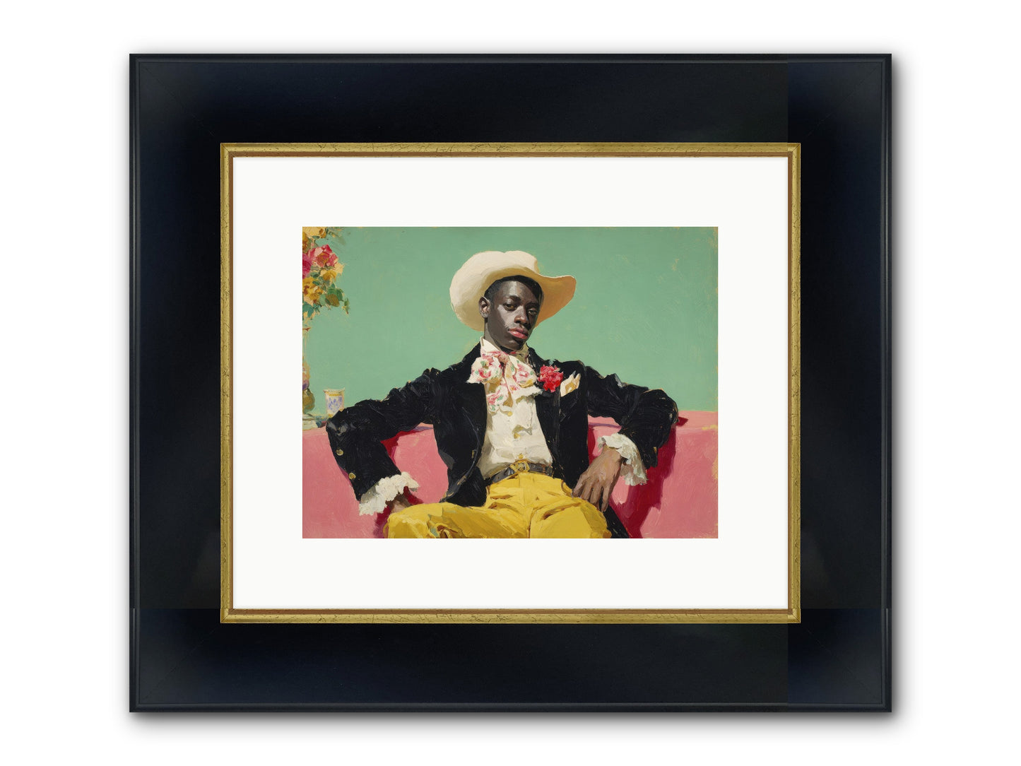 When Sweetness Was Philosophy Framed Print - Wide Black w/Gold 12x9