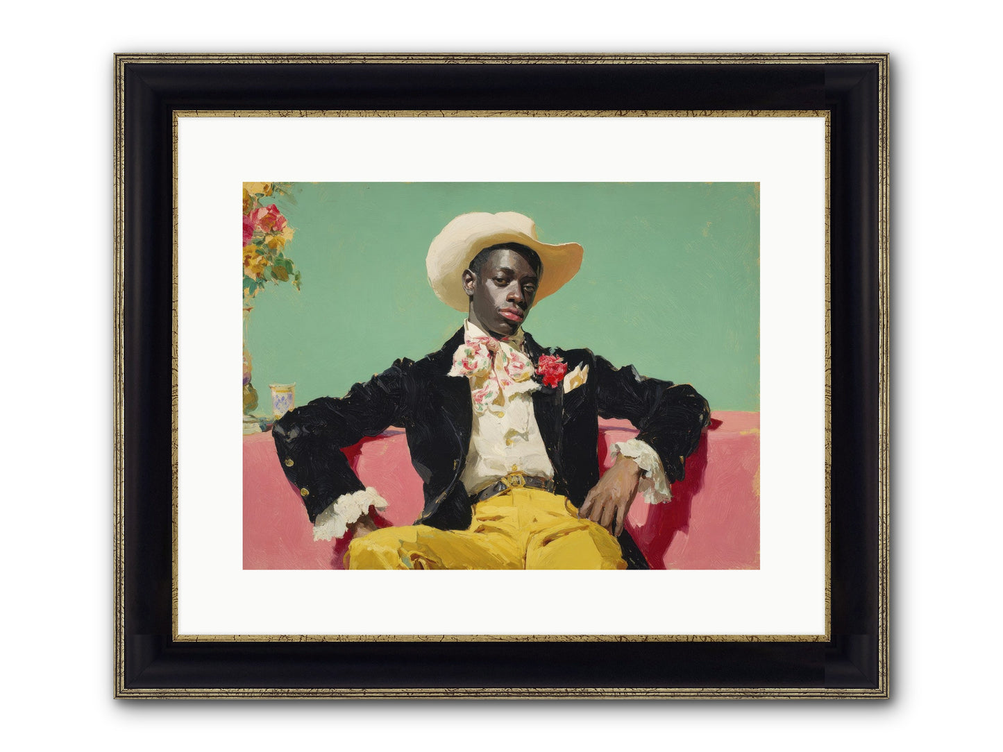 When Sweetness Was Philosophy Framed Print - Black & Gold 16x12