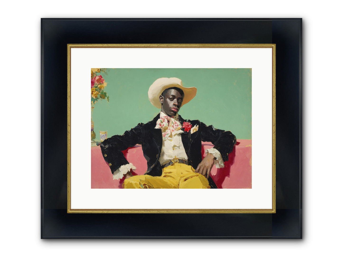 When Sweetness Was Philosophy Framed Print - Wide Black w/Gold 16x12