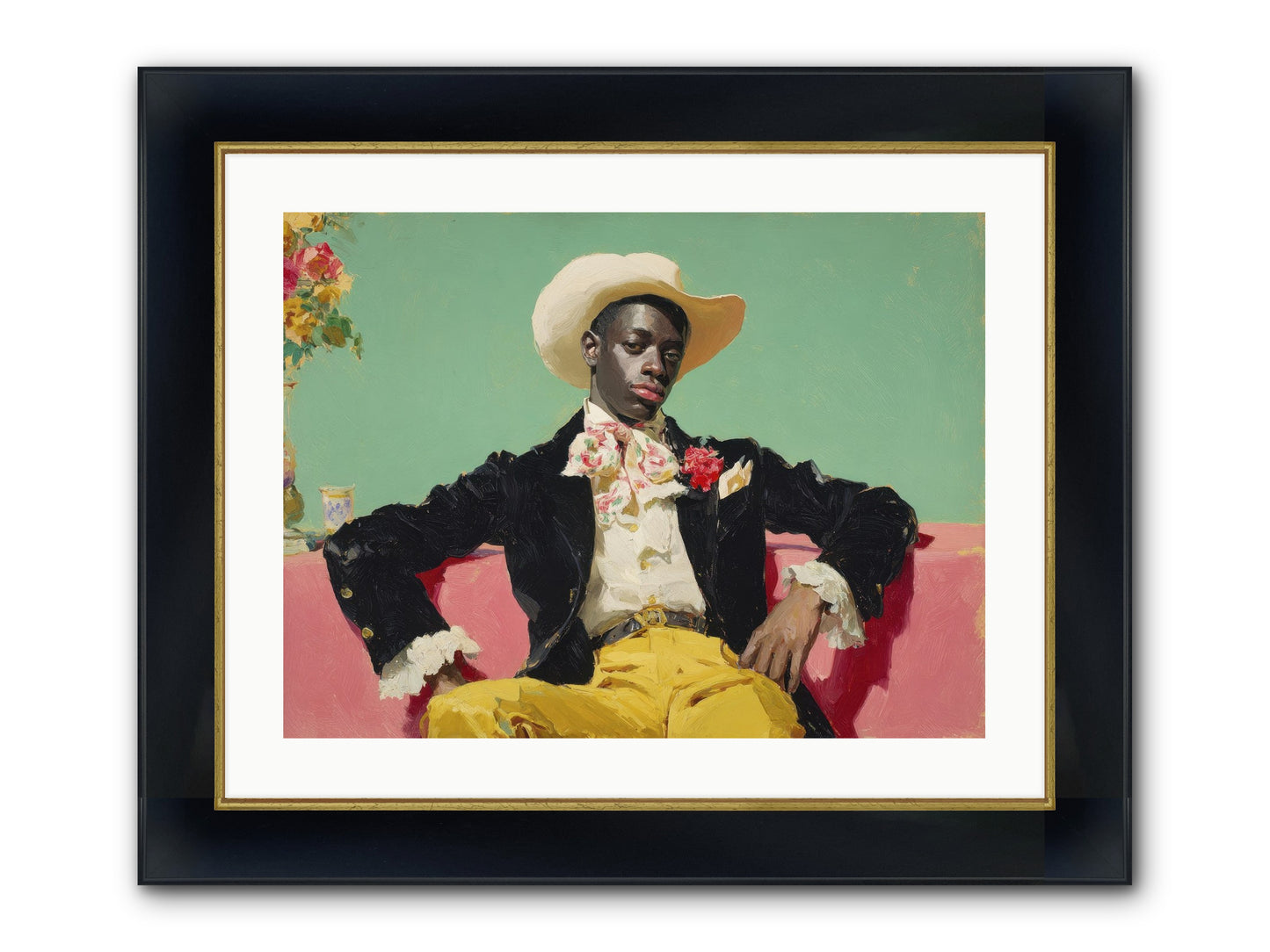 When Sweetness Was Philosophy Framed Print - Wide Black w/Gold 24x18