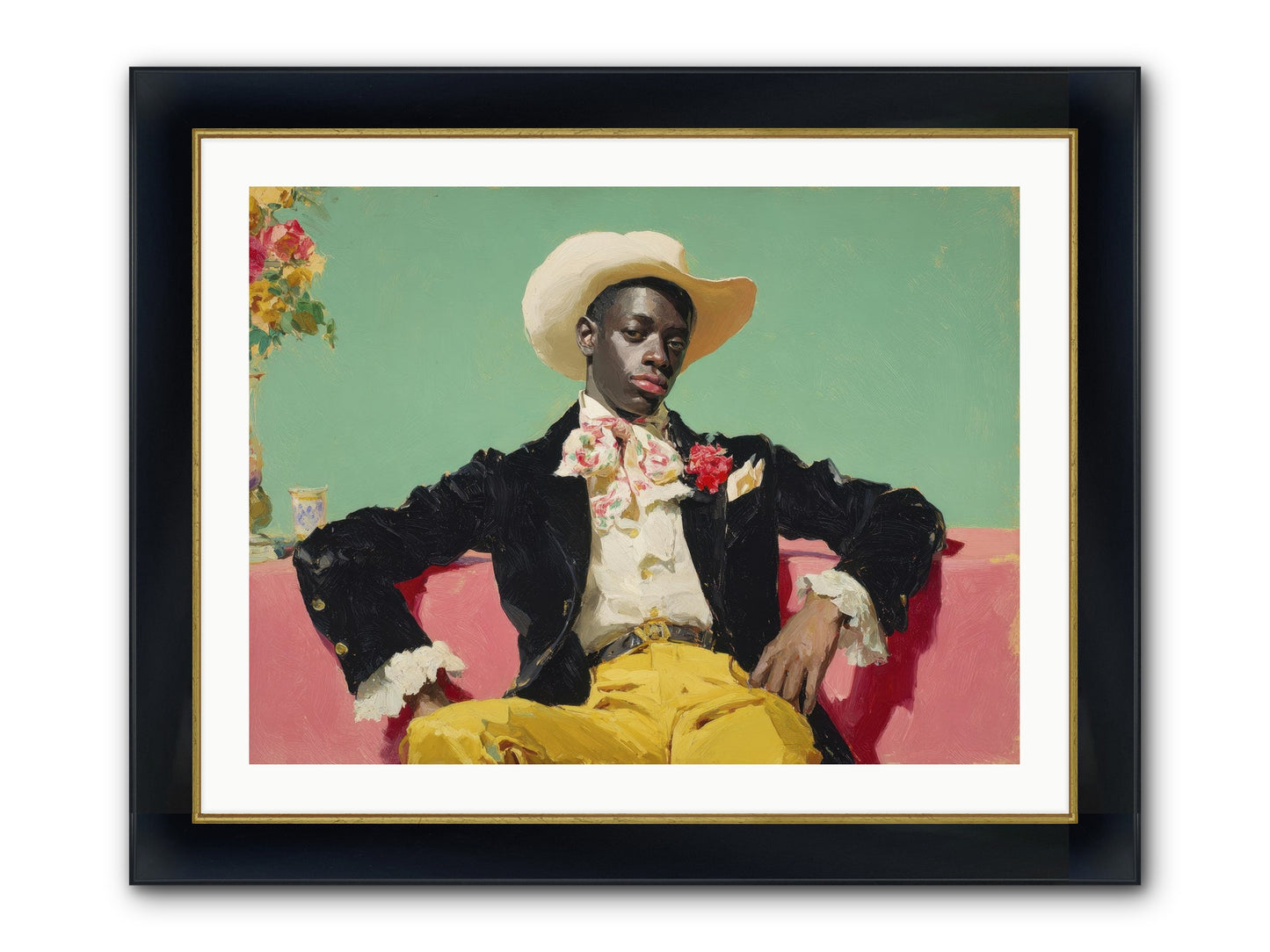 When Sweetness Was Philosophy Framed Print - Wide Black w/Gold 32x24