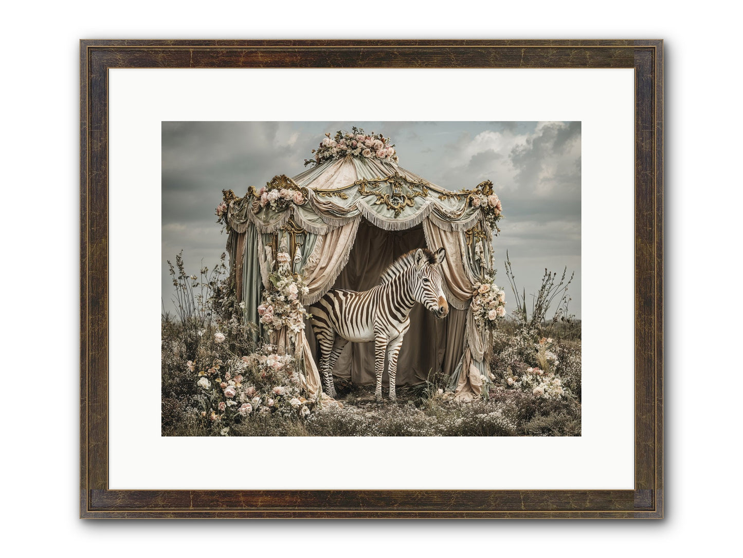 When The Field Remembered Her Name Framed Print - Slimwoods Black/Gold 16x12