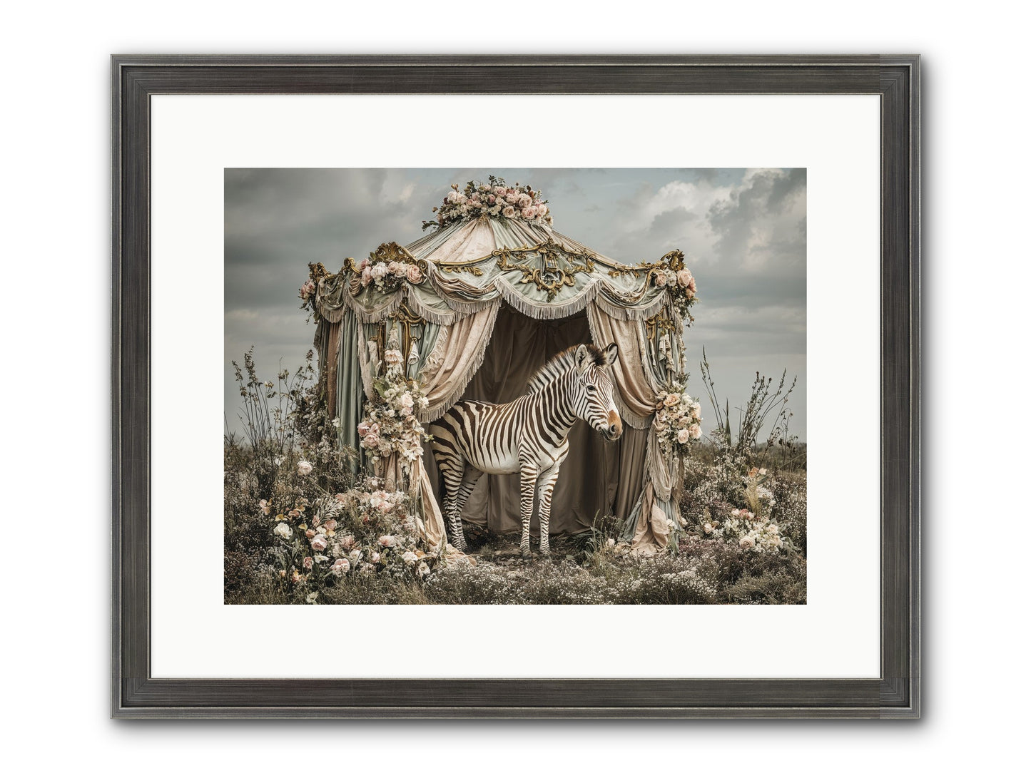 When The Field Remembered Her Name Framed Print - Slimwoods Black/Silver 16x12