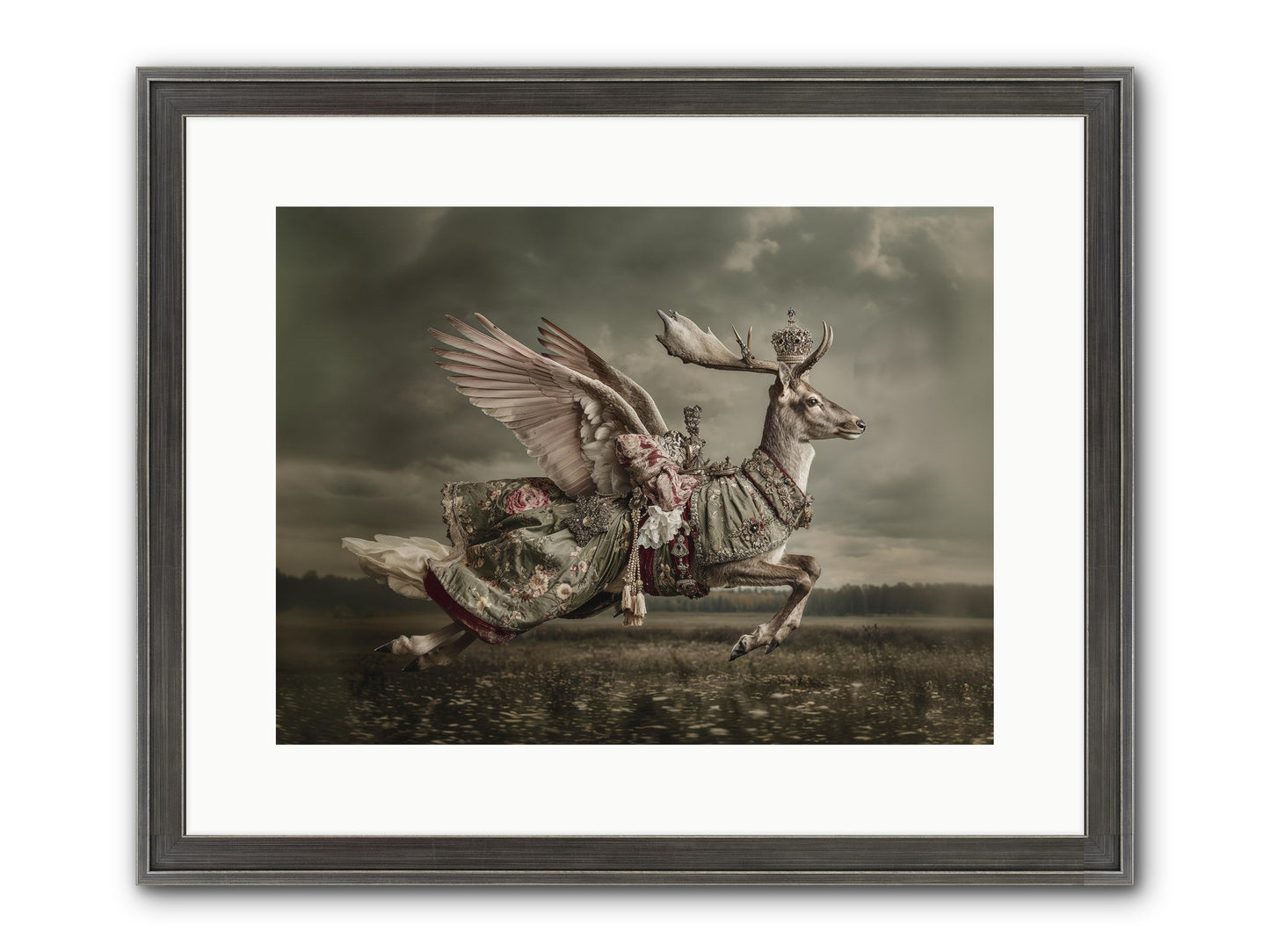 When The Orchard Slept Framed Print - Slimwoods Black/Silver 16x12