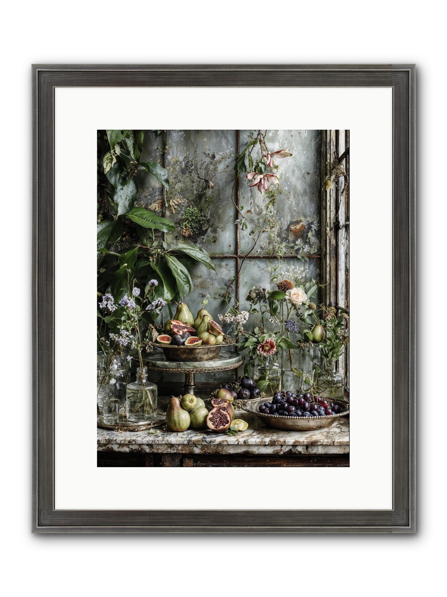 When Time Stops Mattering Framed Print - Slimwoods Black/Silver 12x16