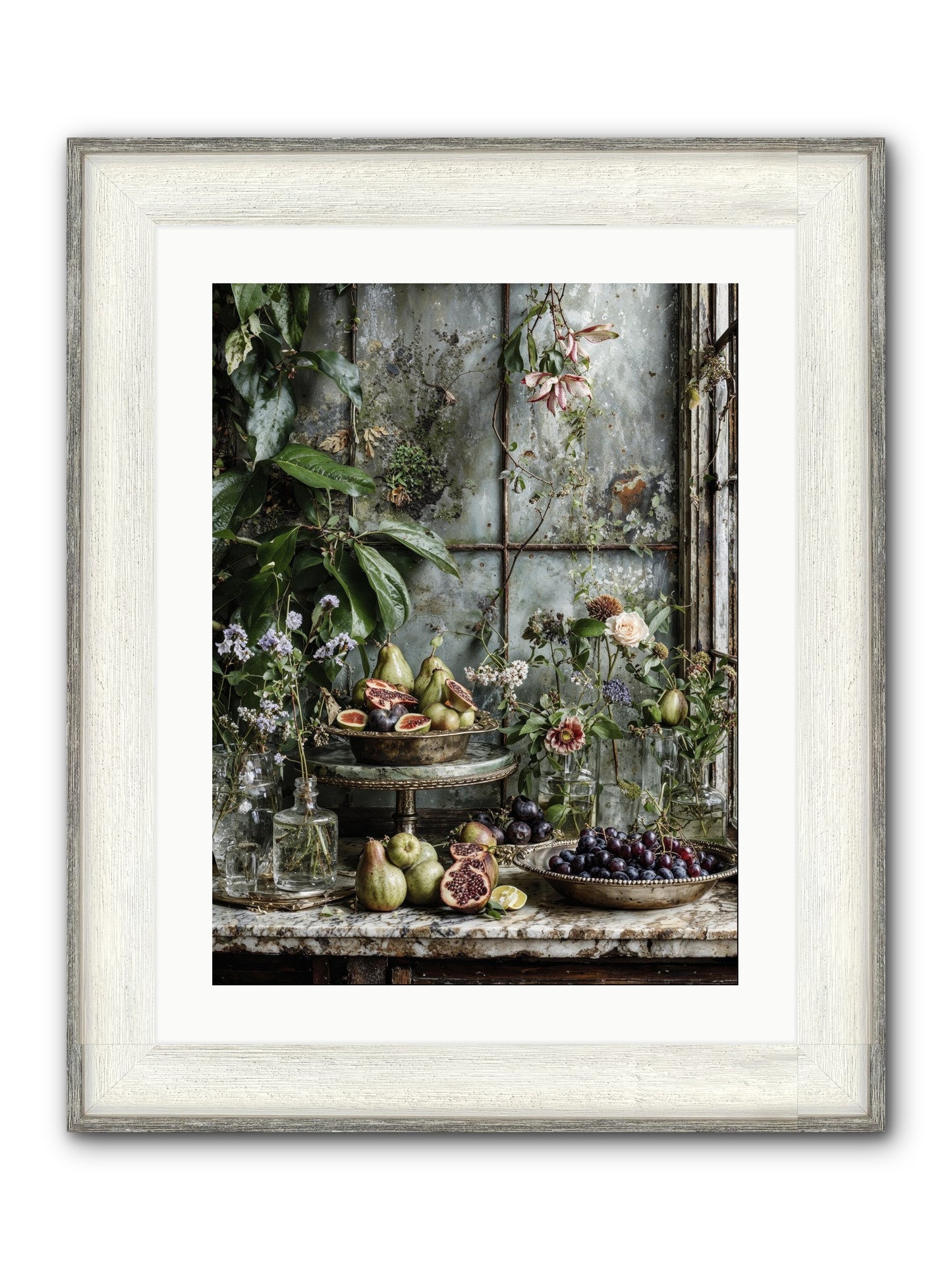 When Time Stops Mattering Framed Print - Driftwood White 18x24
