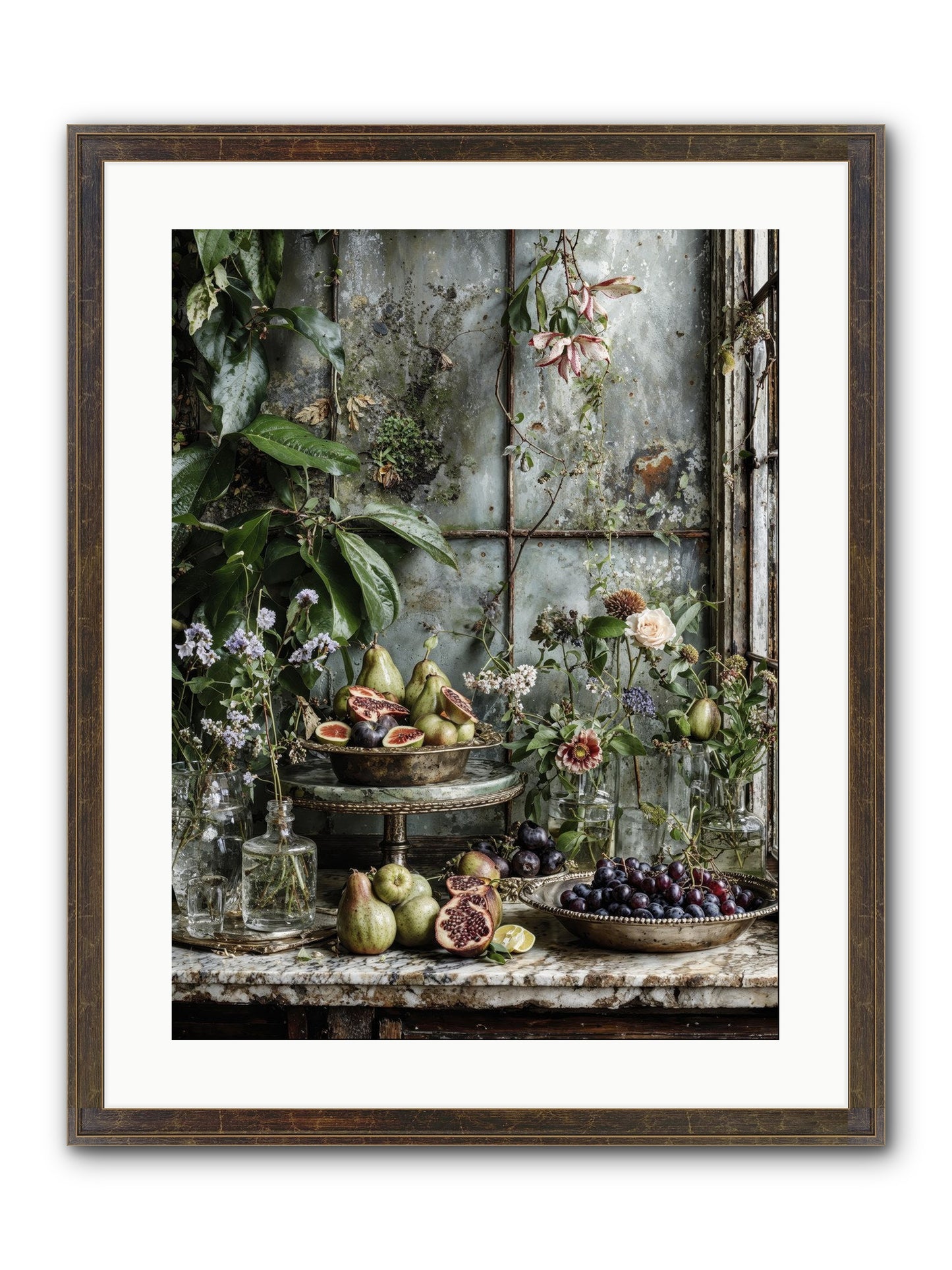 When Time Stops Mattering Framed Print - Slimwoods Black/Gold 18x24