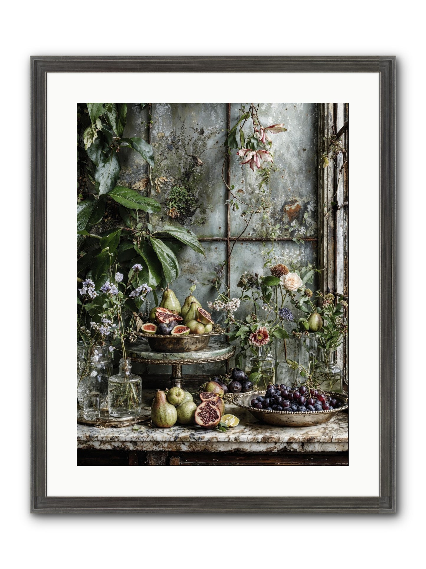 When Time Stops Mattering Framed Print - Slimwoods Black/Silver 18x24